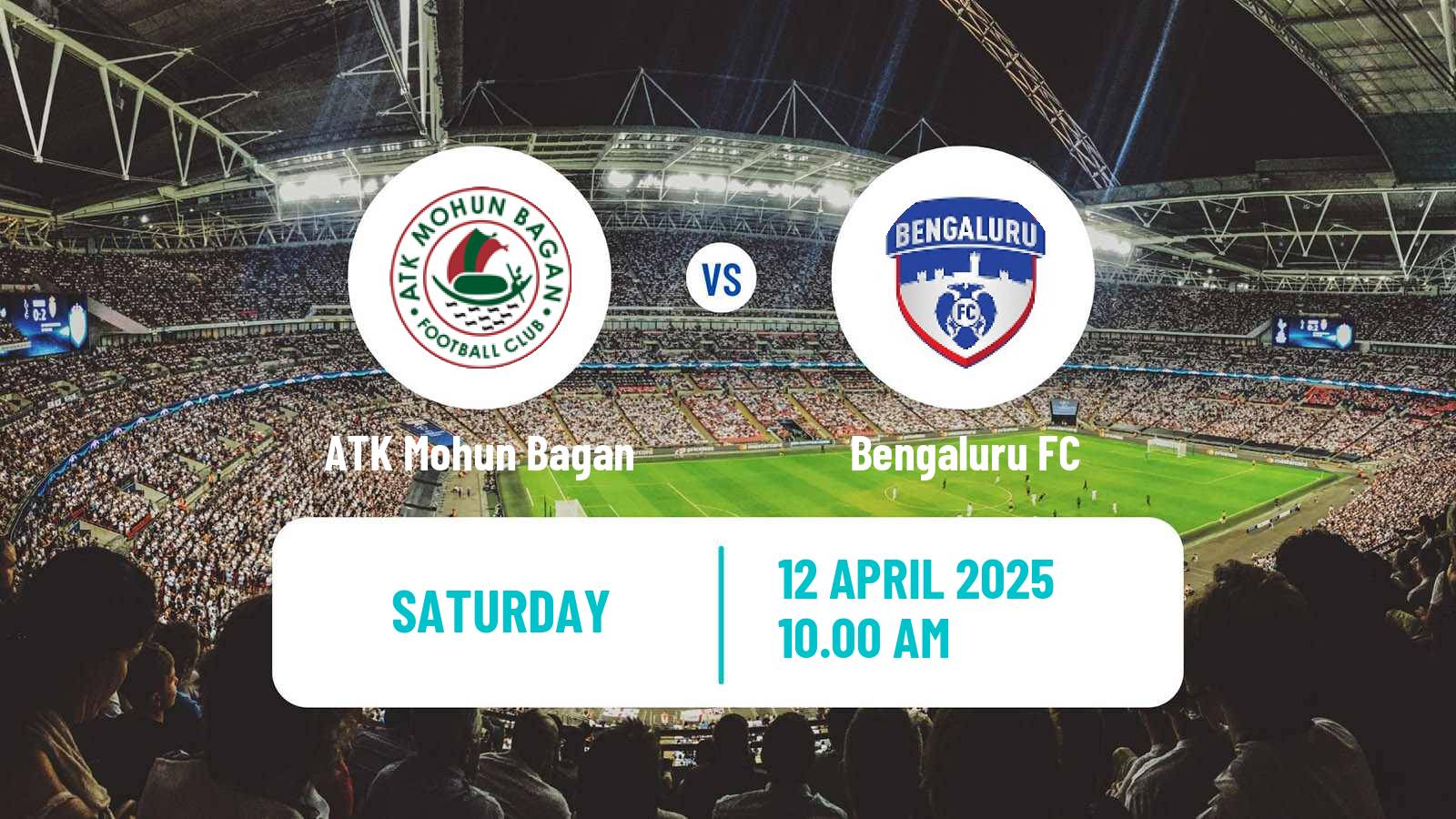 Soccer Indian ISL ATK Mohun Bagan - Bengaluru
