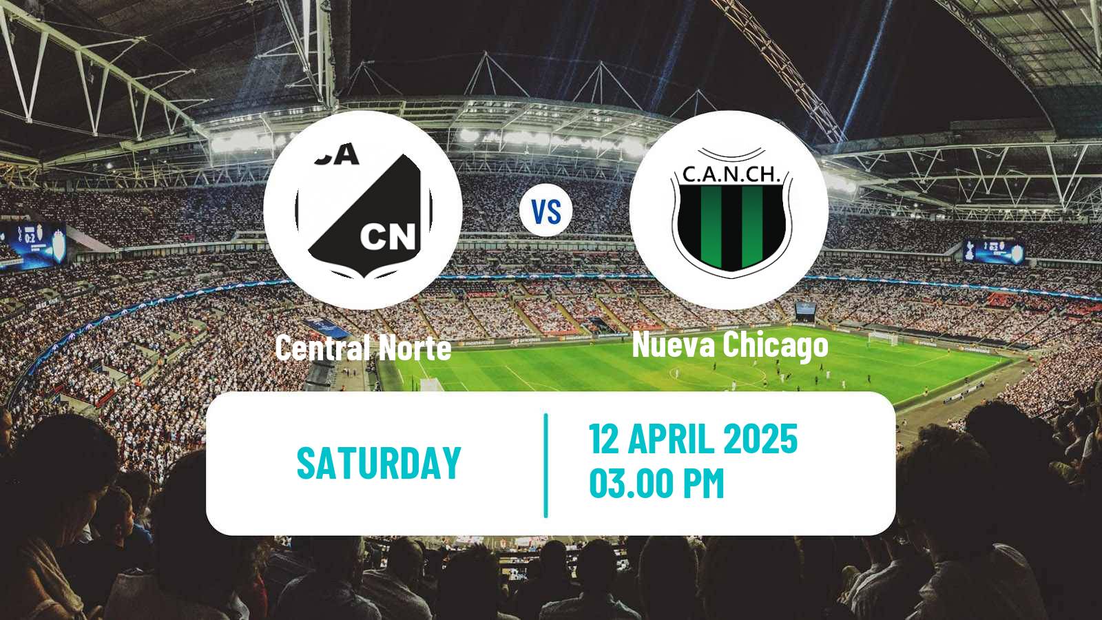 Soccer Argentinian Primera Nacional Central Norte - Nueva Chicago
