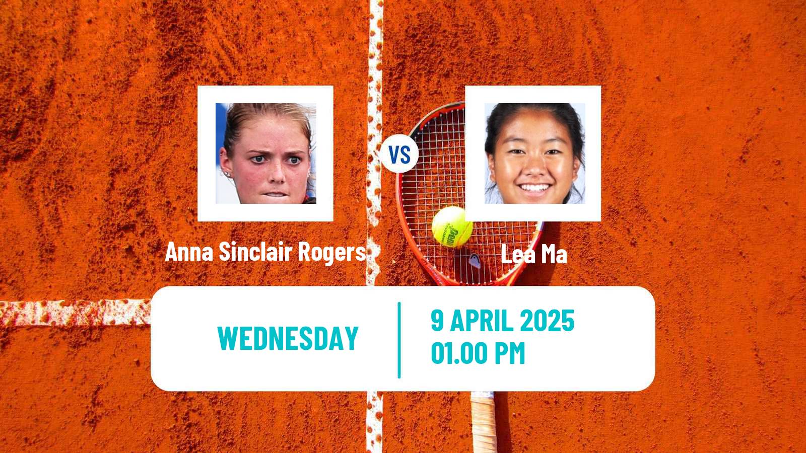 Tennis ITF W35 Boca Raton Fl Women Anna Sinclair Rogers - Lea Ma