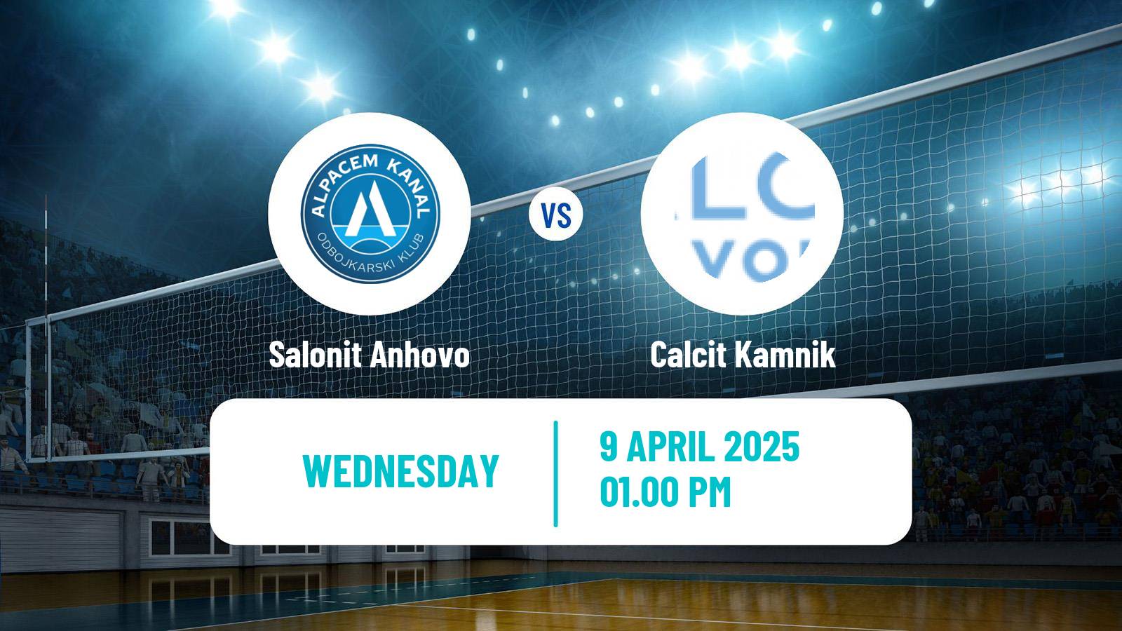 Volleyball Slovenian 1 DOL Volleyball Salonit Anhovo - Calcit Kamnik
