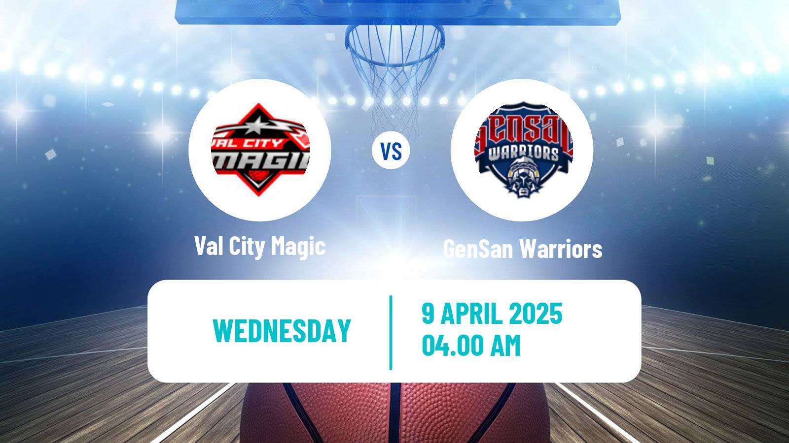 Basketball Philippines MBPL  Val City Magic - GenSan Warriors