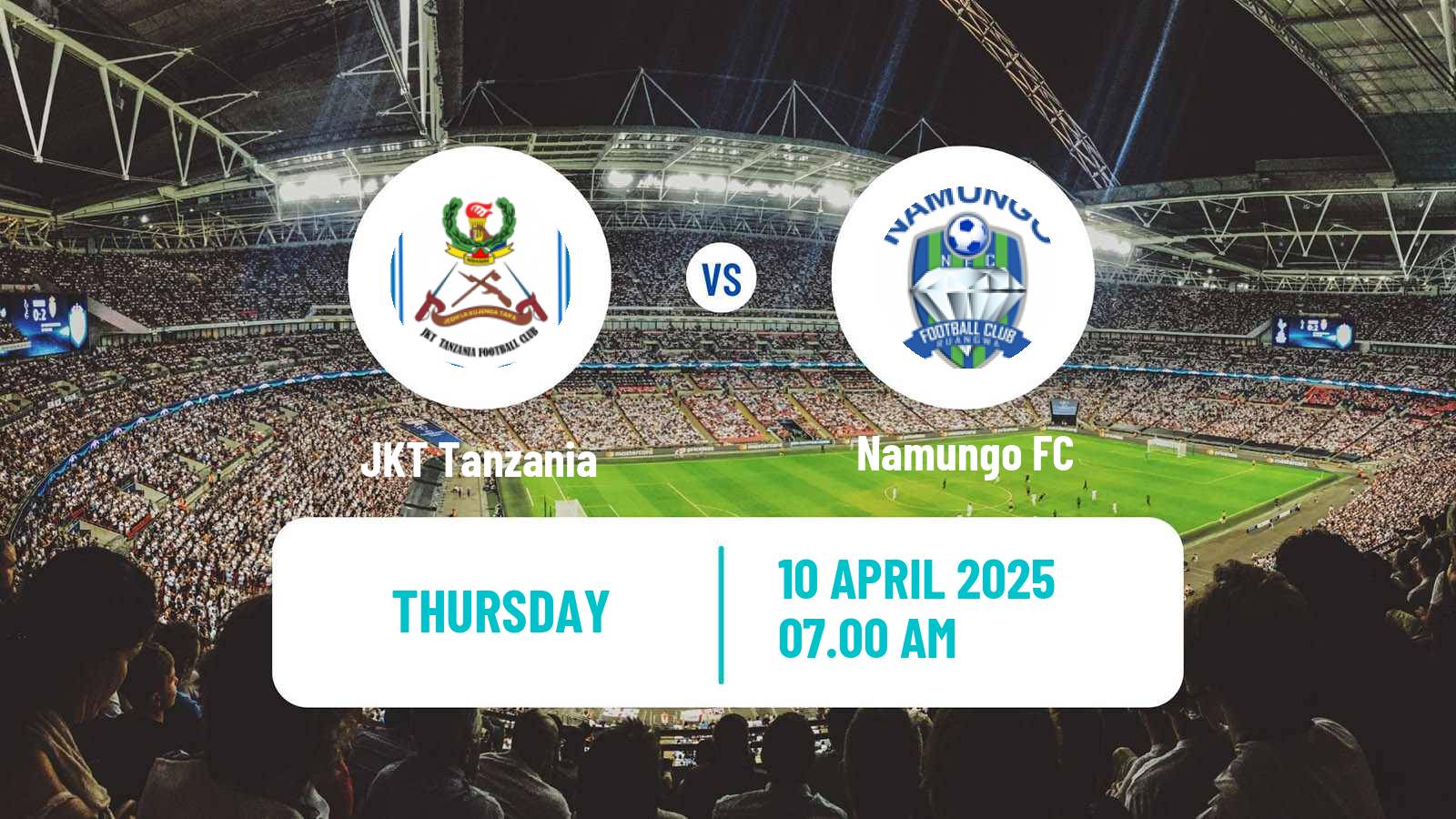 Soccer Tanzanian Premier League JKT Tanzania - Namungo