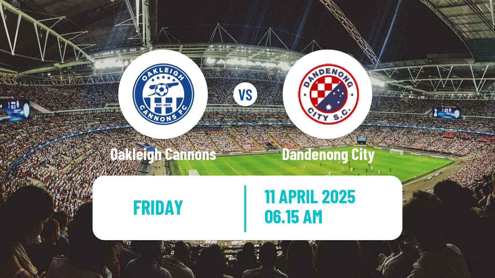 Soccer Australian NPL Victoria Oakleigh Cannons - Dandenong City