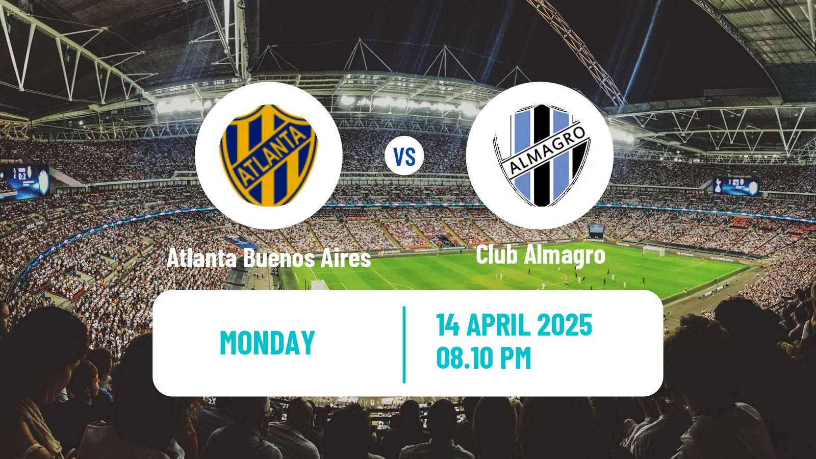 Soccer Argentinian Primera Nacional Atlanta Buenos Aires - Club Almagro