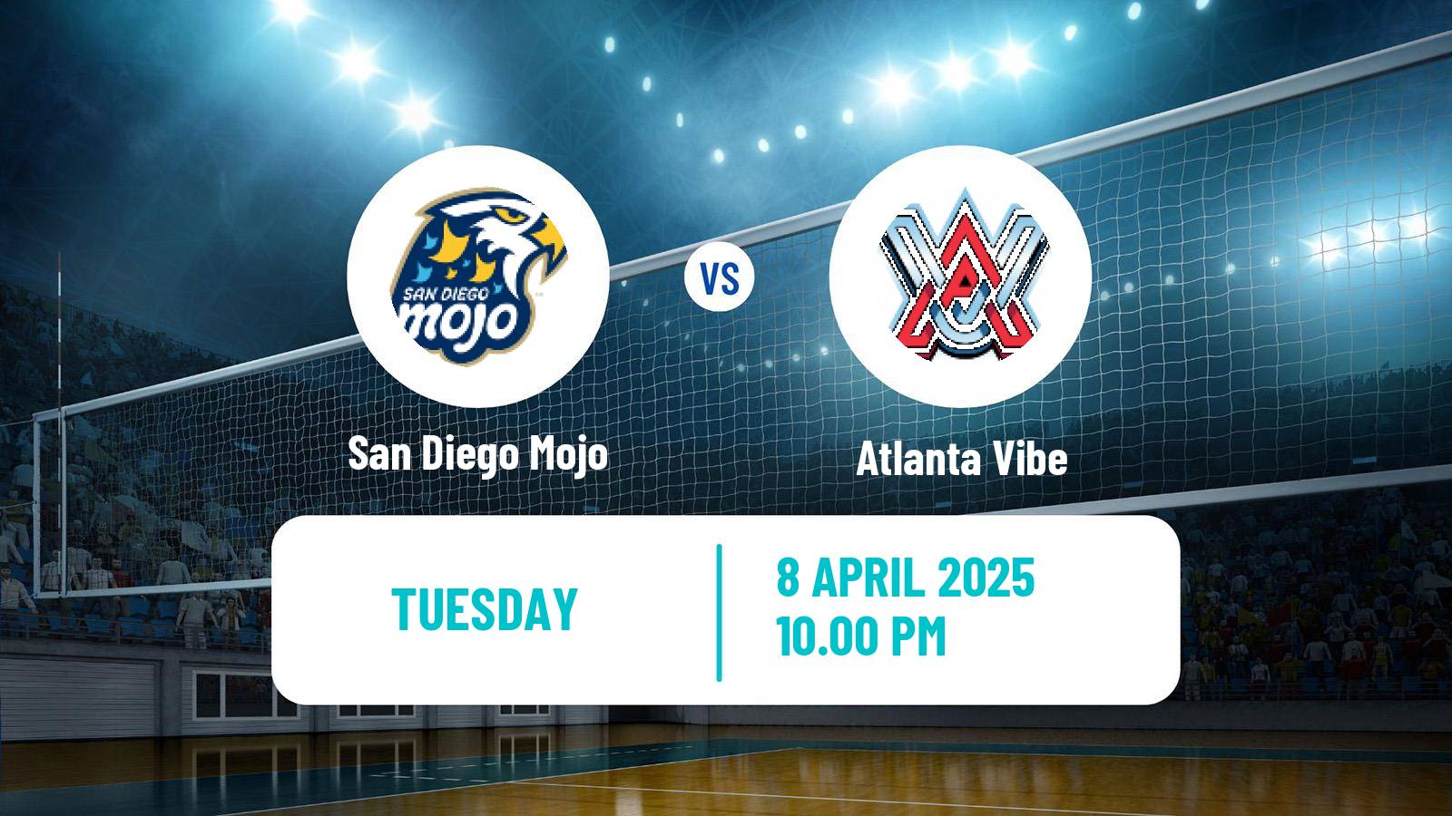Volleyball PVF Women San Diego Mojo - Atlanta Vibe