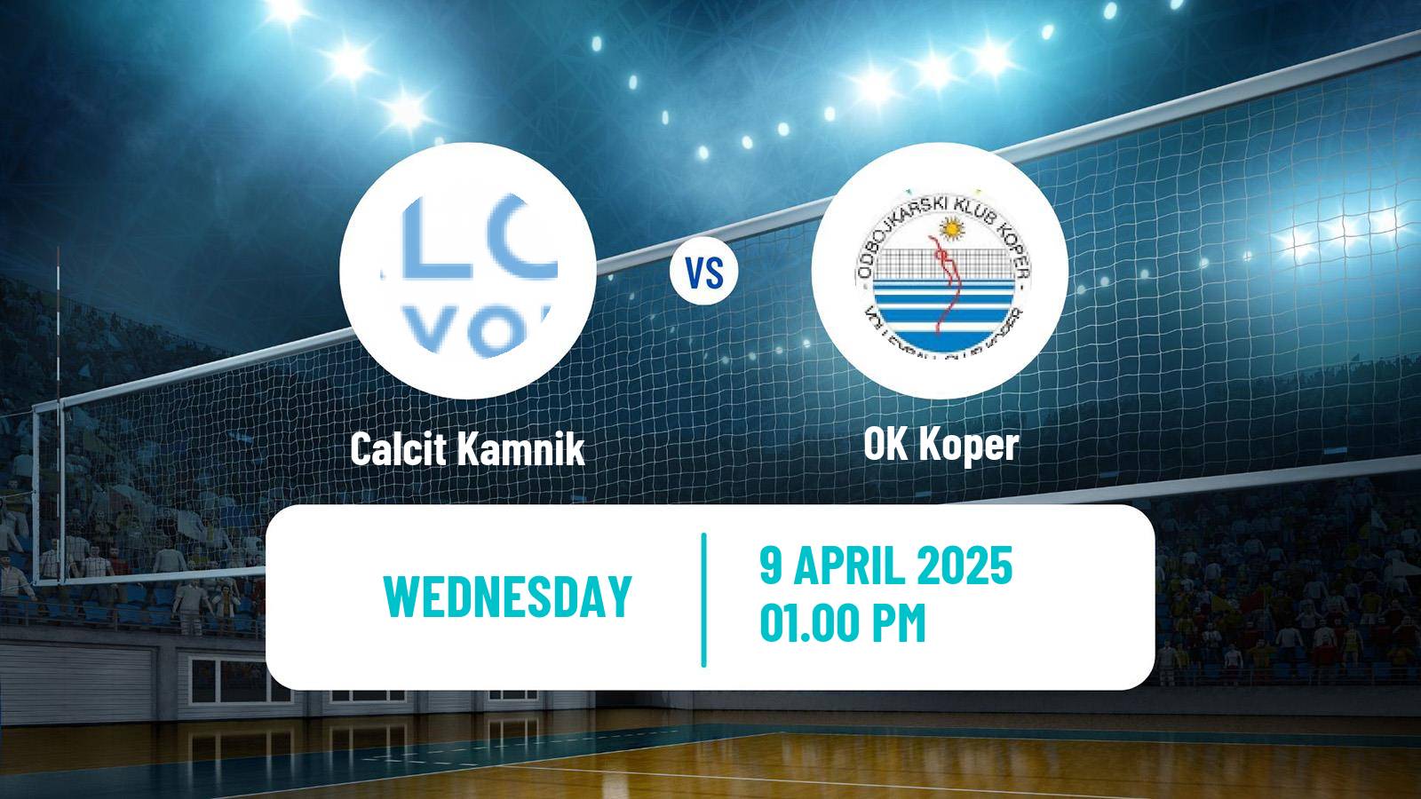 Volleyball Slovenian 1 DOL Volleyball Women Calcit Kamnik - Koper