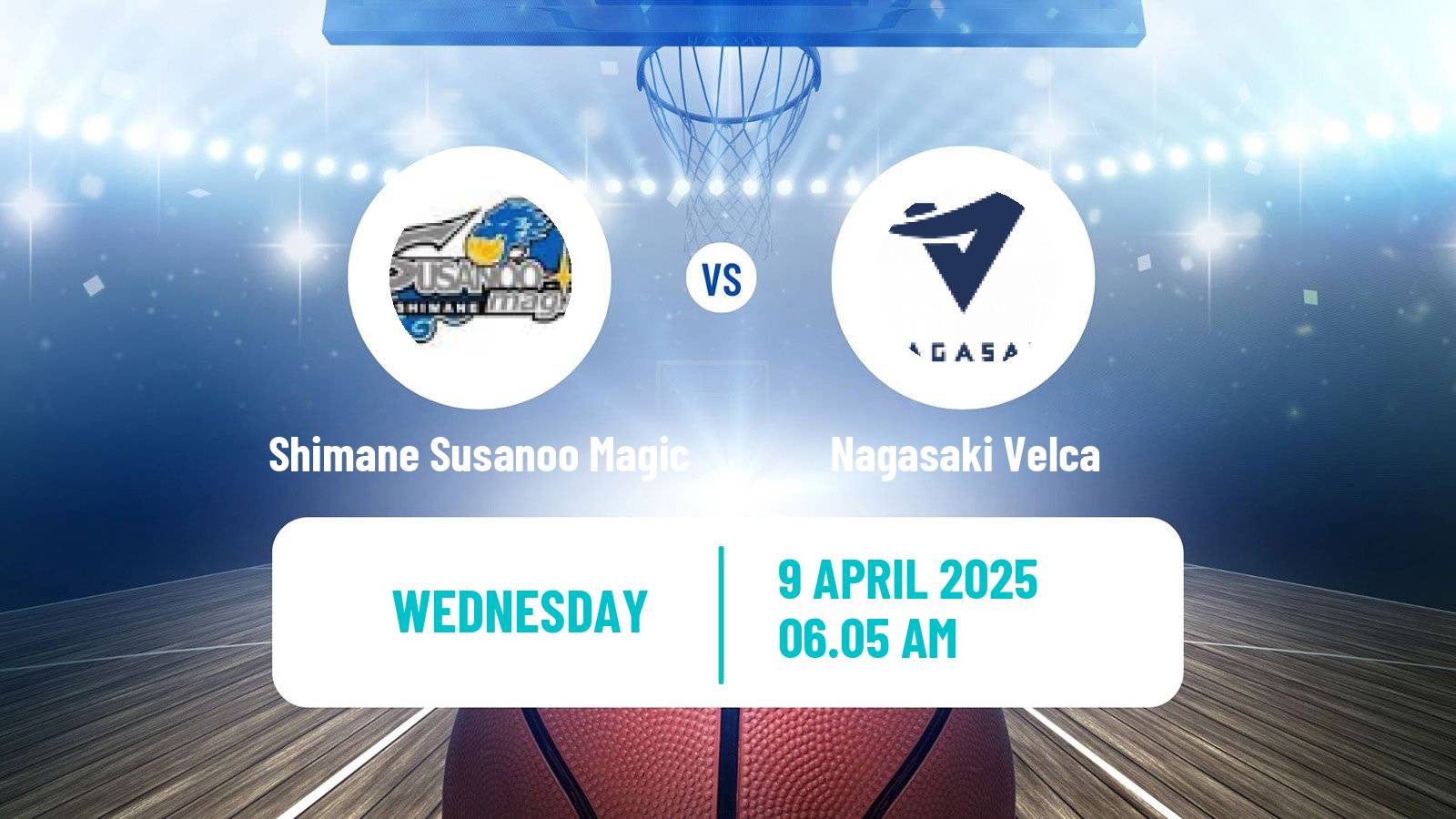 Basketball BJ League Shimane Susanoo Magic - Nagasaki Velca
