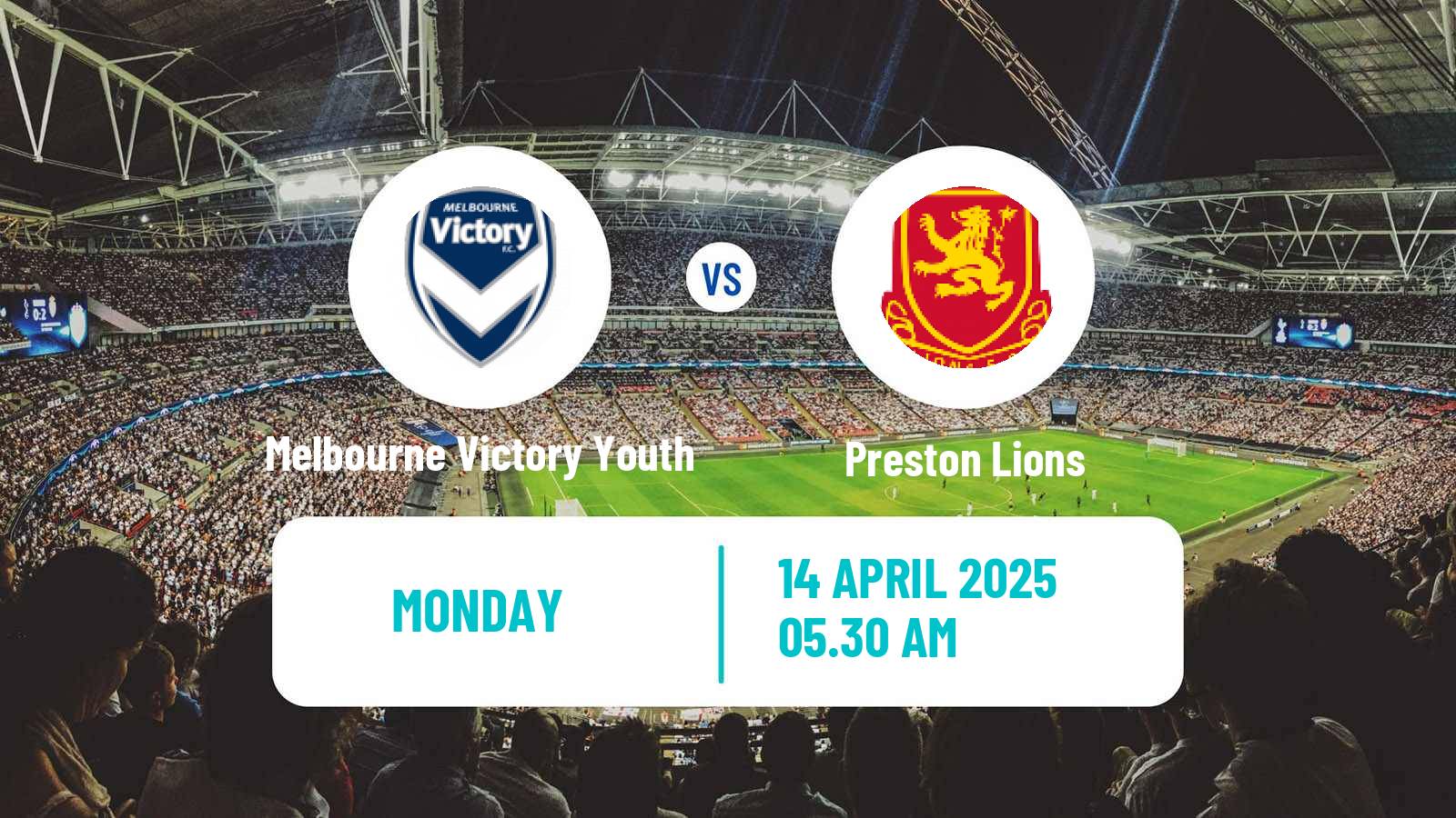 Soccer Australian NPL Victoria Melbourne Victory Youth - Preston Lions