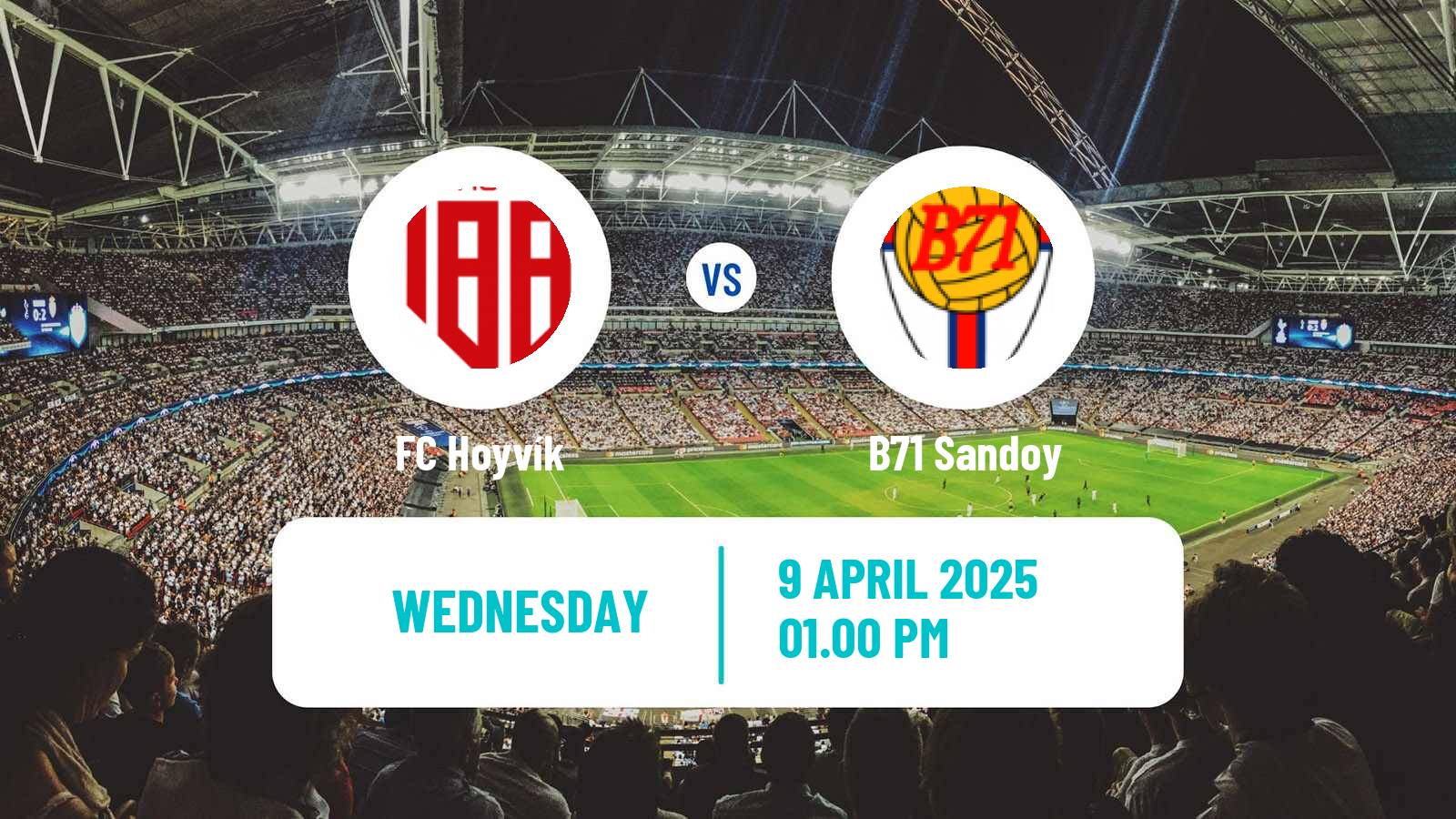 Football Faroe Islands Cup Hoyvík - B71 Sandoy