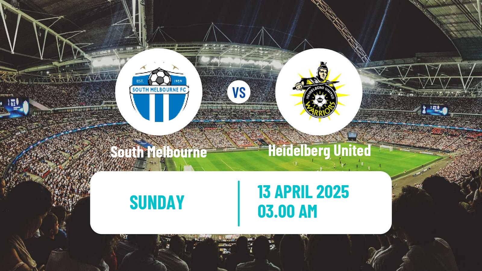 Soccer Australian NPL Victoria South Melbourne - Heidelberg United