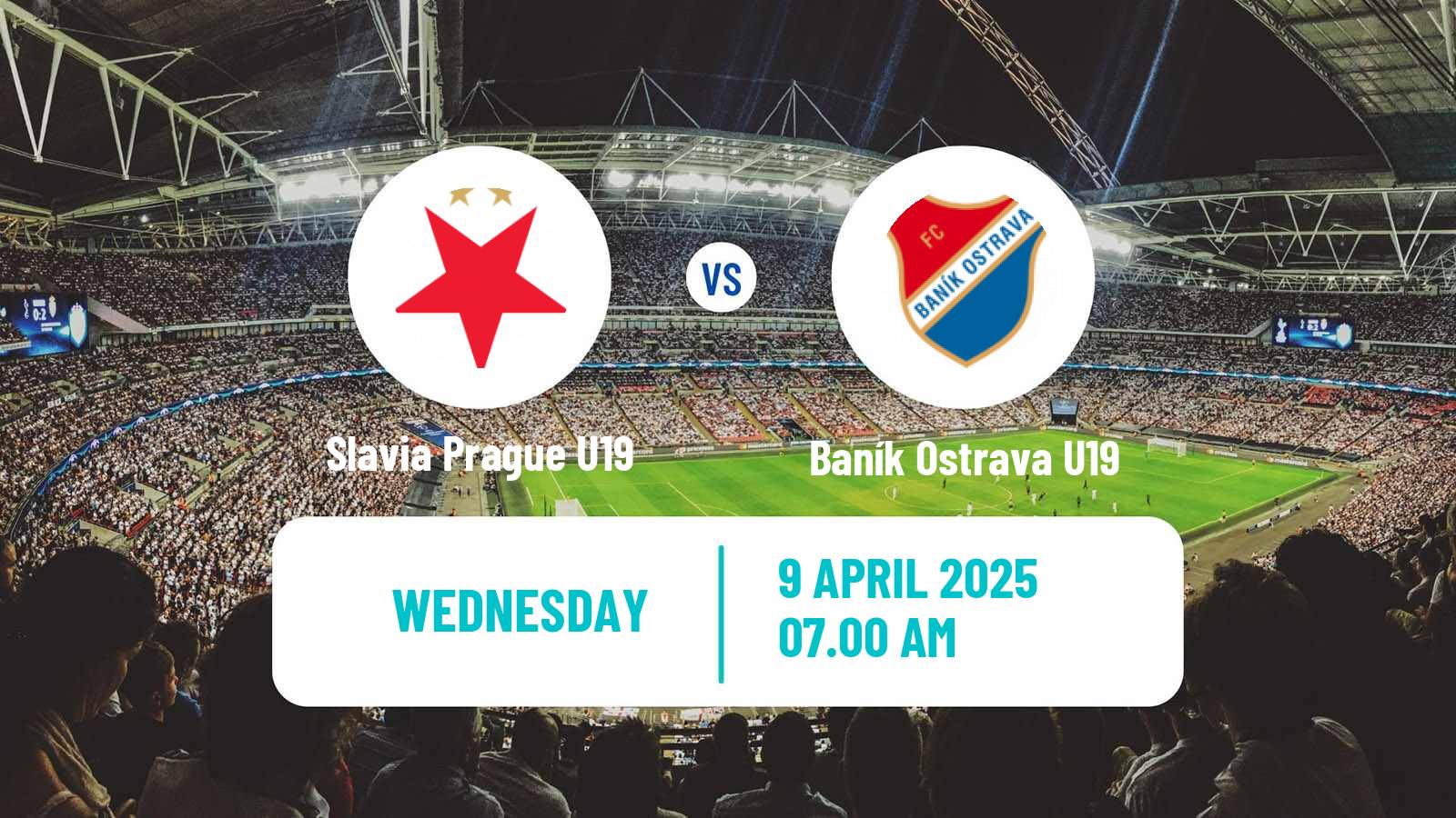 Soccer Czech U19 League Slavia Prague U19 - Baník Ostrava U19