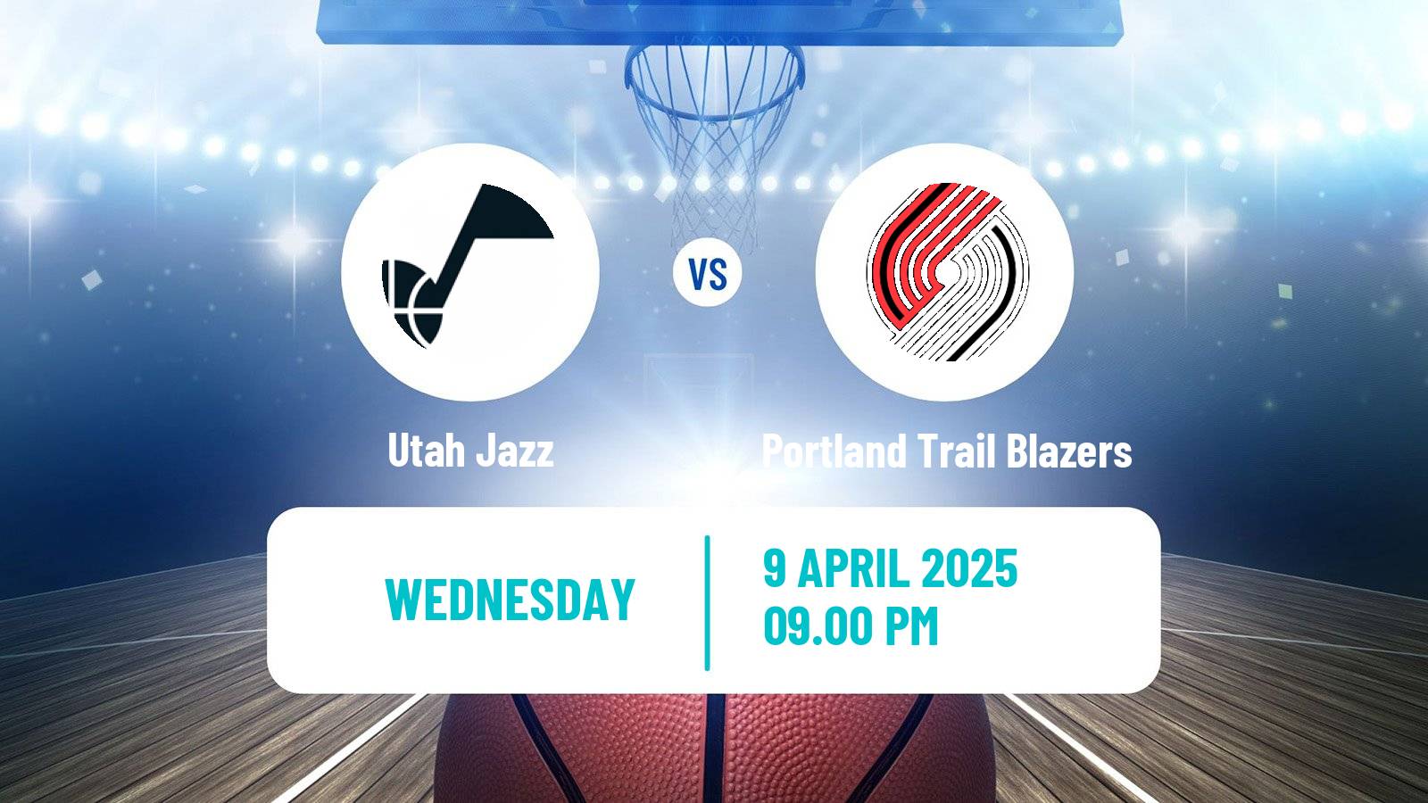 Basketball NBA Utah Jazz - Portland Trail Blazers