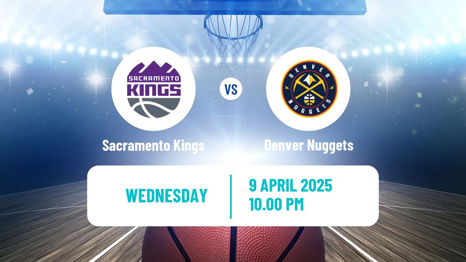 Basketball NBA Sacramento Kings - Denver Nuggets