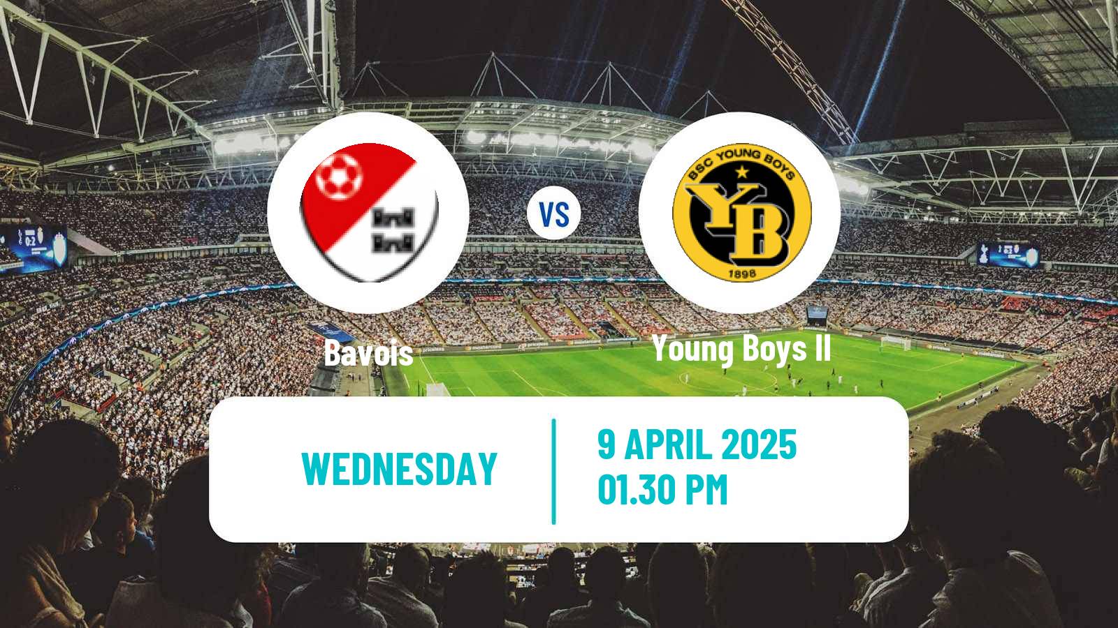 Soccer Swiss Promotion League Bavois - Young Boys II