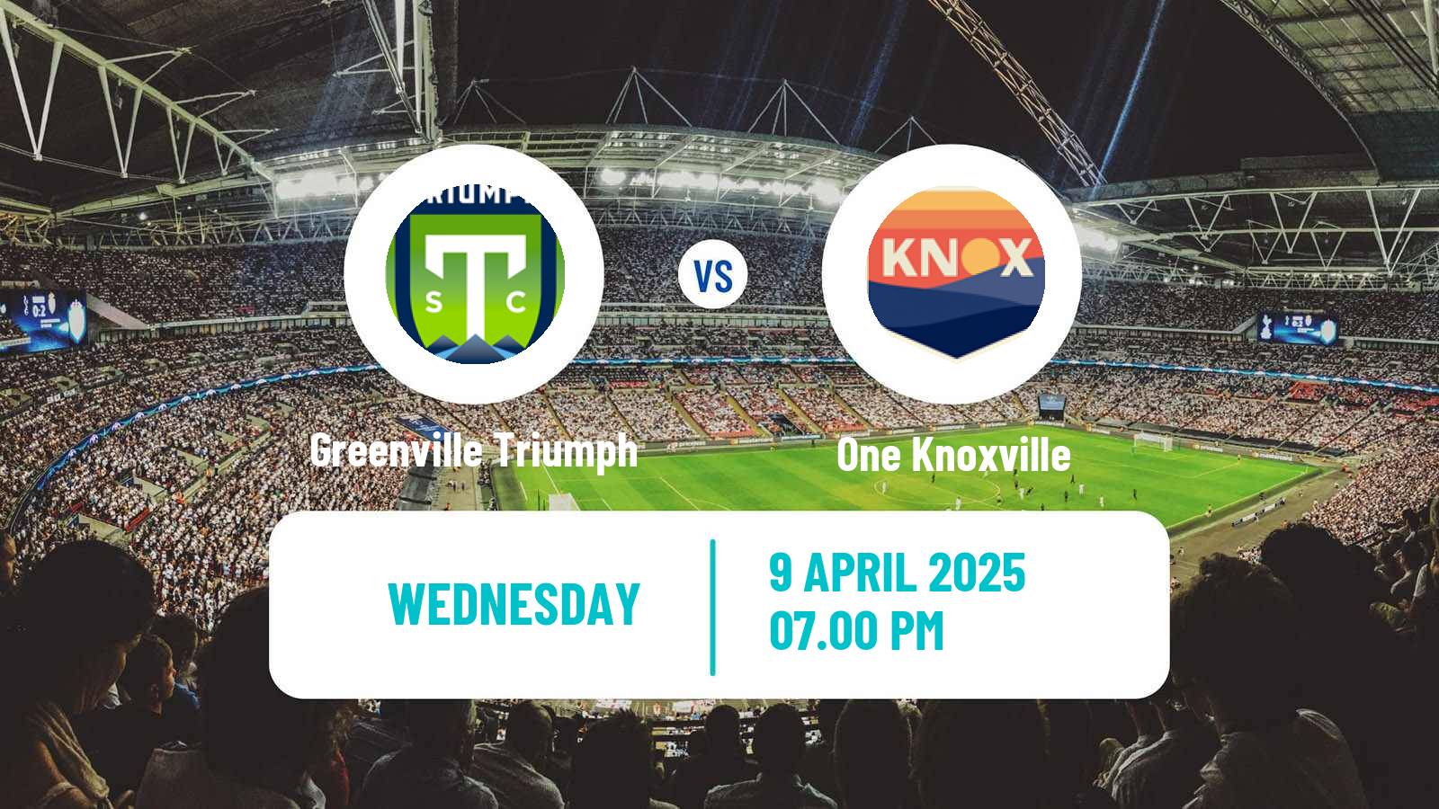 Soccer USL League One Greenville Triumph - One Knoxville