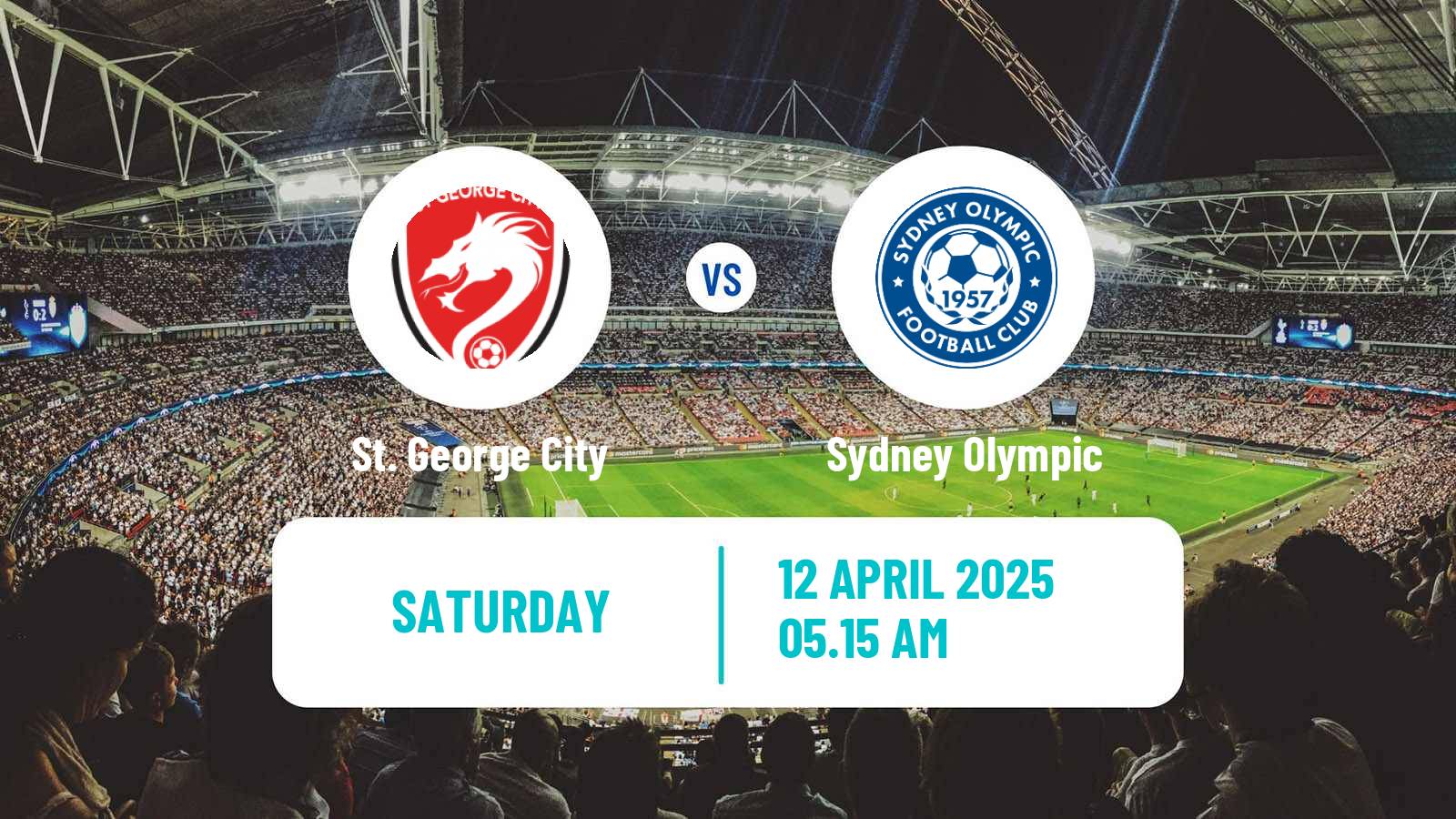 Soccer Australian NPL NSW St. George City - Sydney Olympic