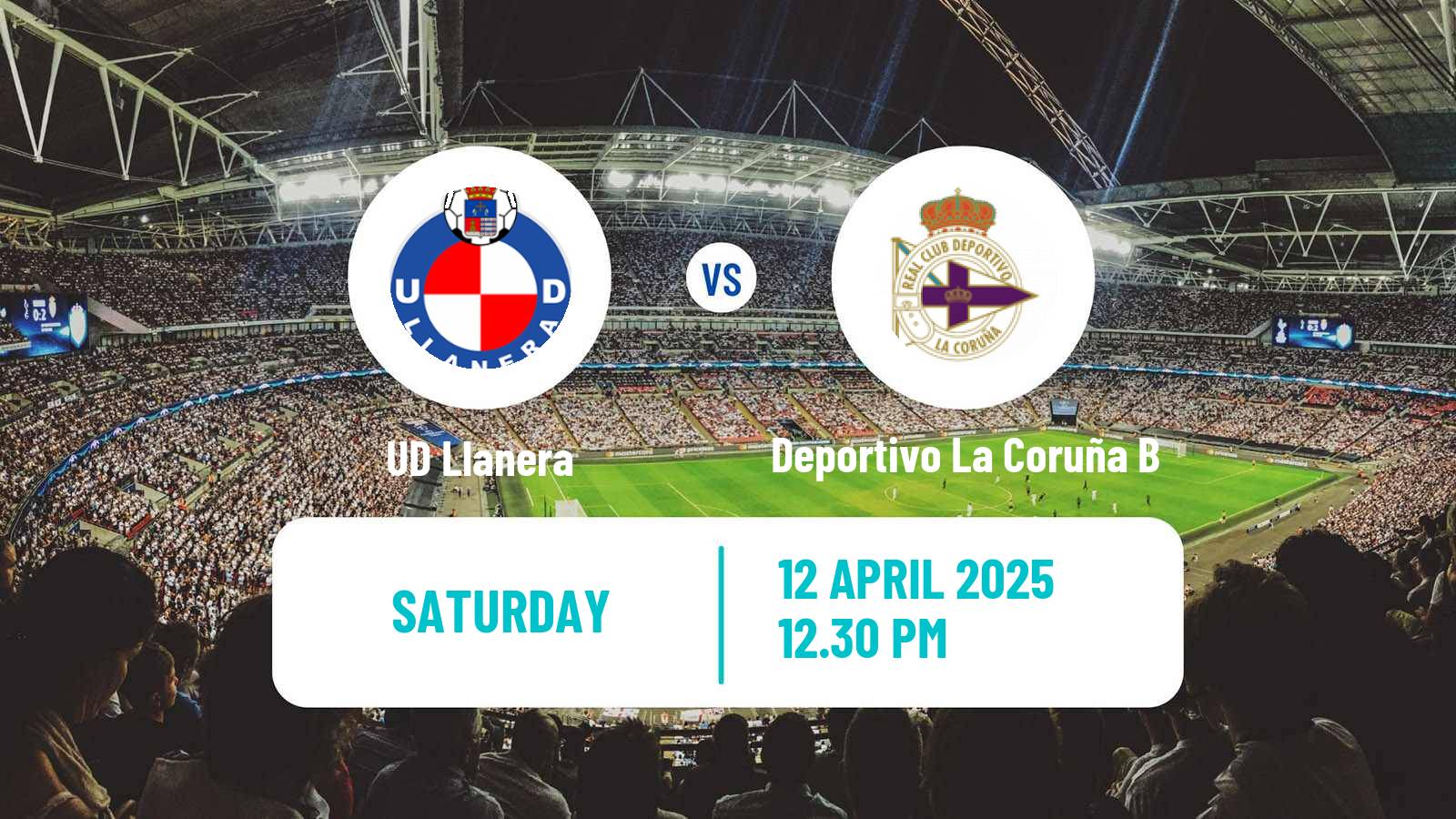 Soccer Spanish Segunda RFEF - Group 1 Llanera - Deportivo La Coruña B