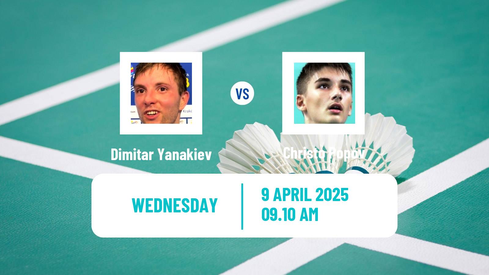 Badminton BWF European Championship Men Dimitar Yanakiev - Christo Popov