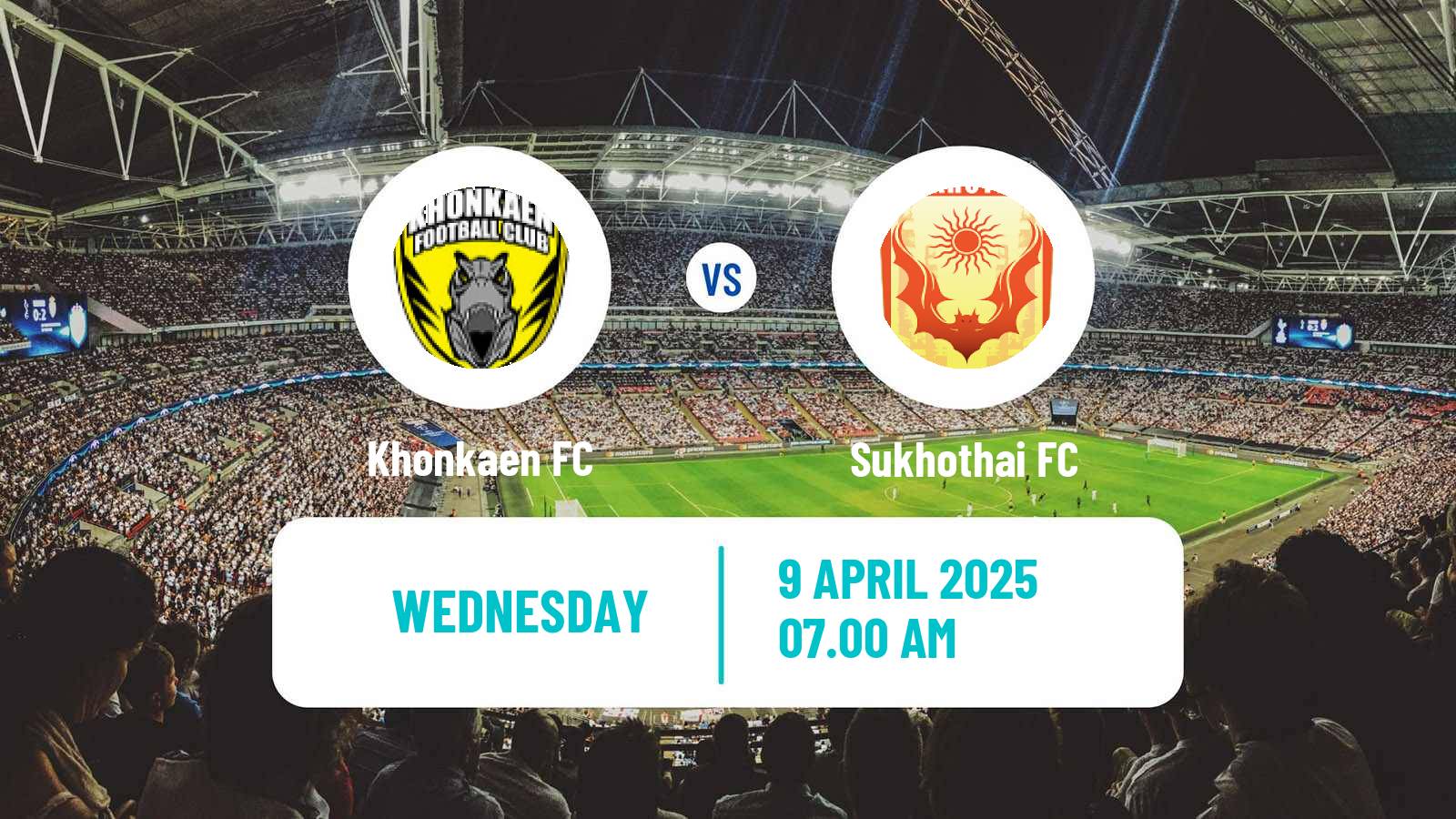 Soccer Thai FA Cup Khonkaen - Sukhothai