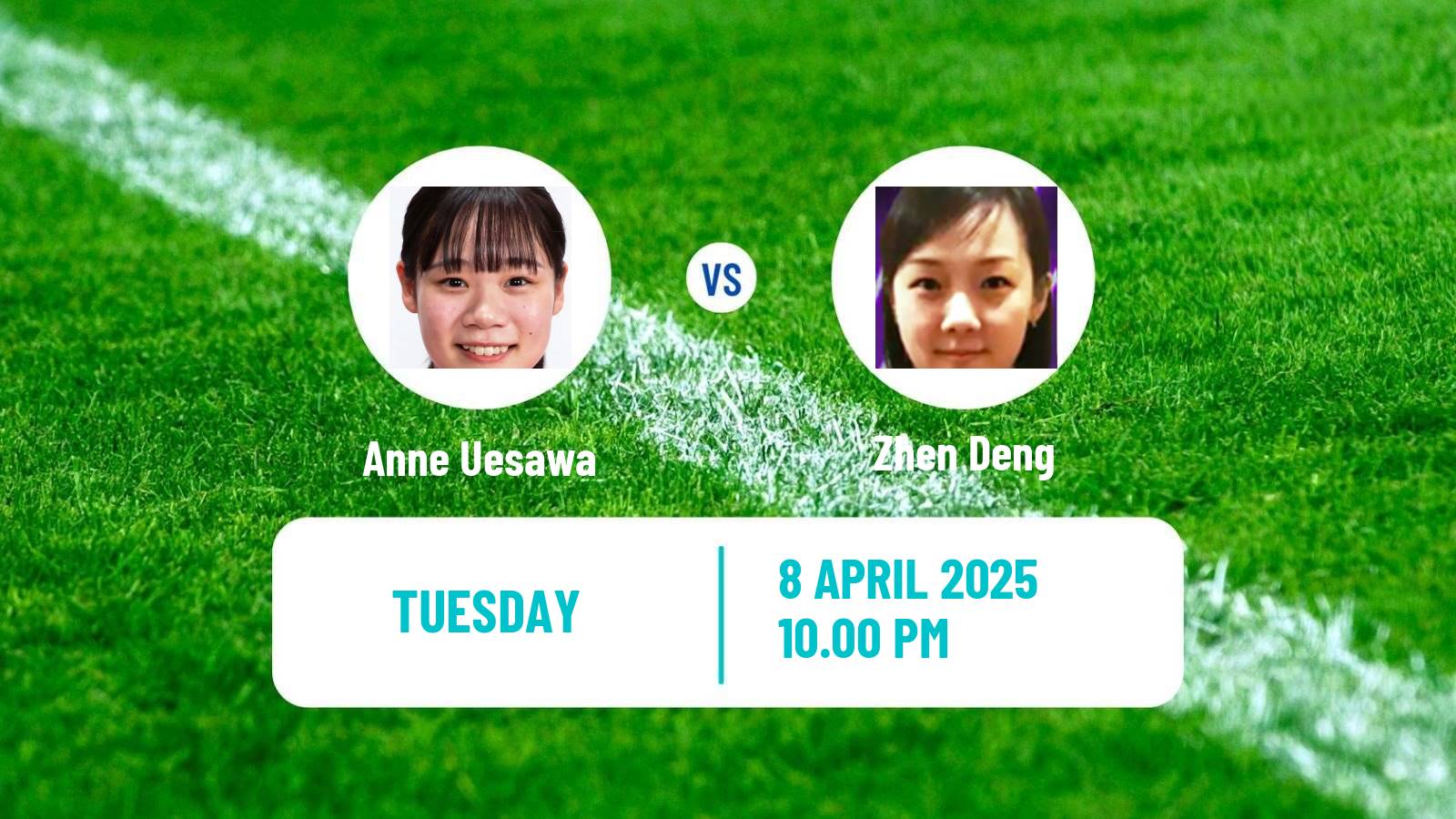 Table tennis Wtt Contender Taiyuan Women Anne Uesawa - Zhen Deng