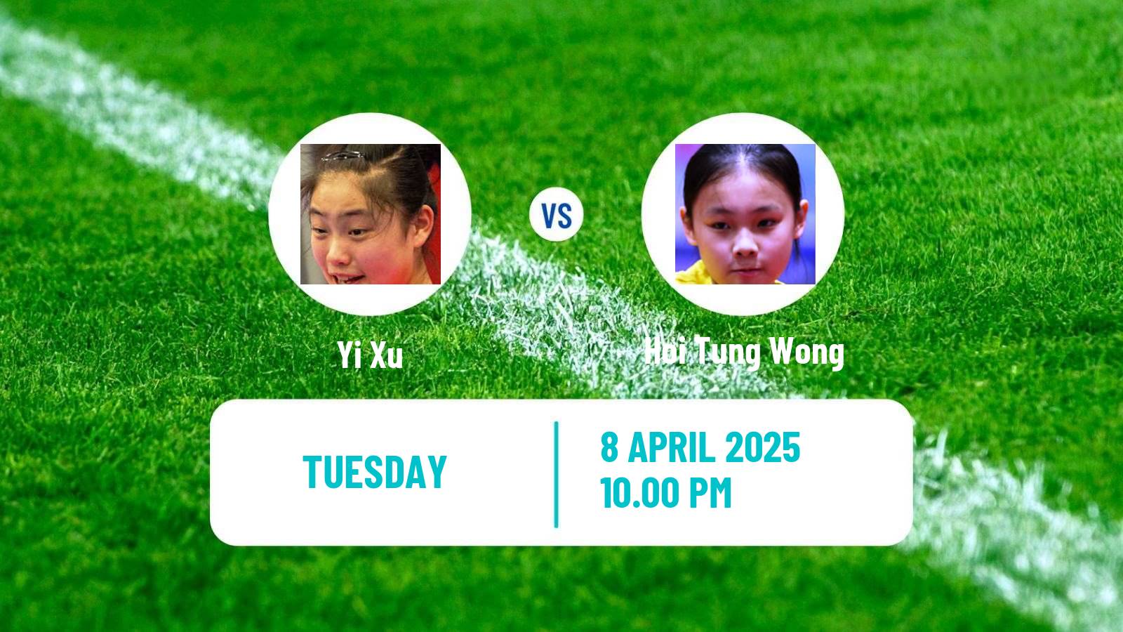 Table tennis Wtt Contender Taiyuan Women Yi Xu - Hoi Tung Wong