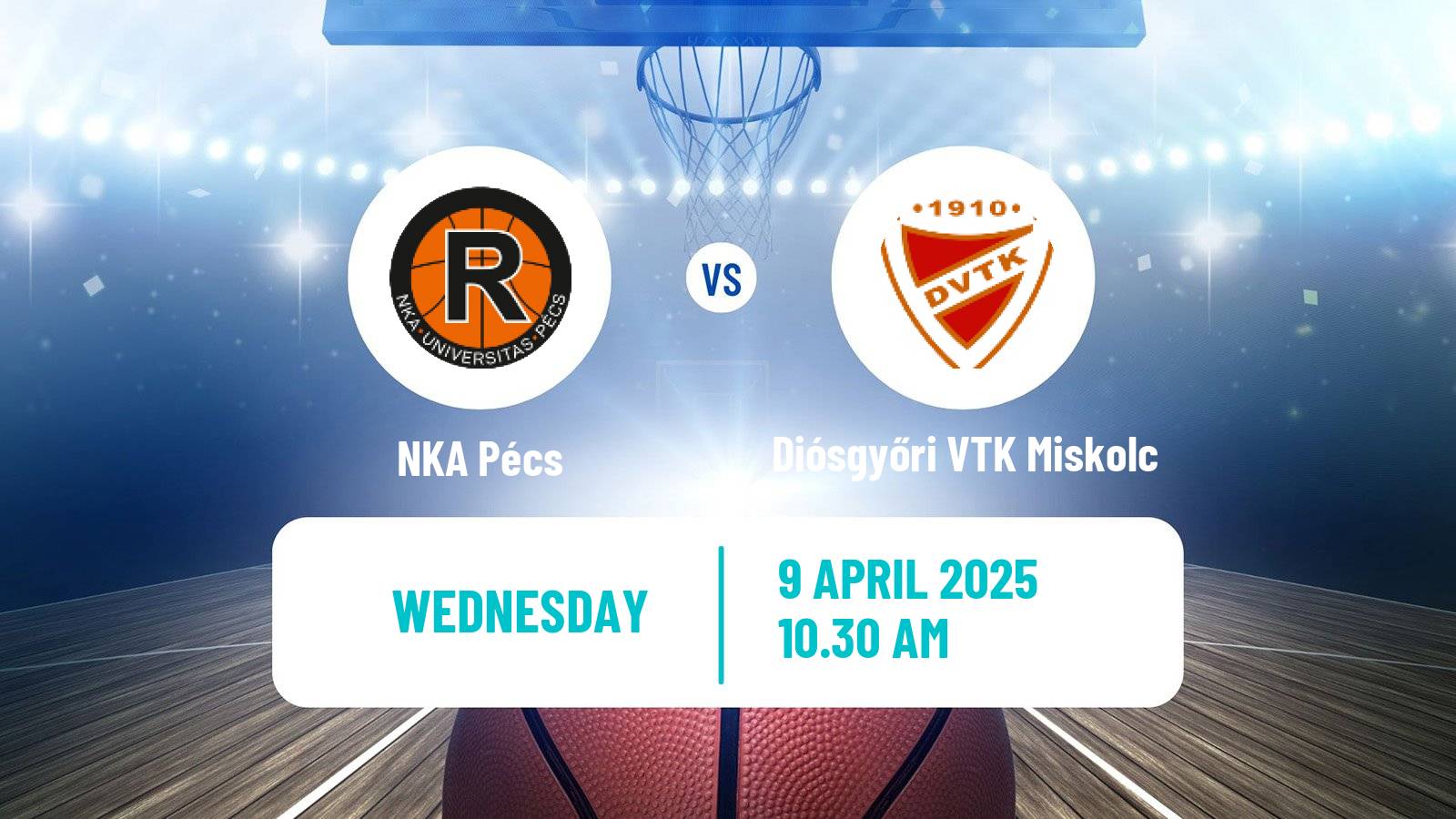 Basketball Hungarian NB I Basketball Women NKA Pécs - Diósgyőri VTK Miskolc
