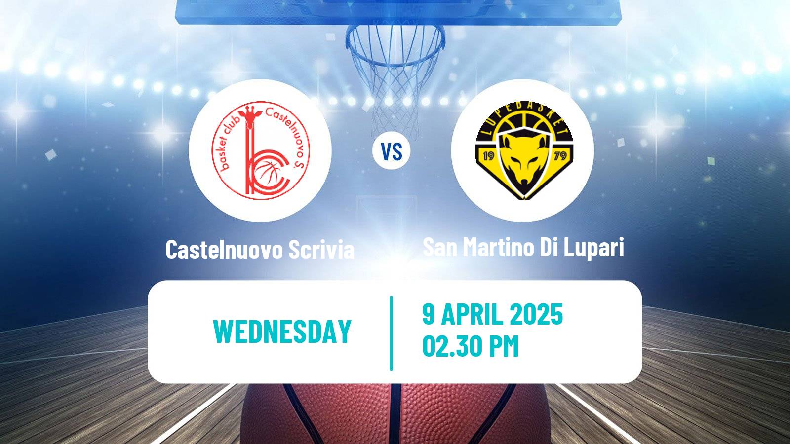 Basketball Italian Serie A1 Basketball Women Castelnuovo Scrivia - San Martino Di Lupari