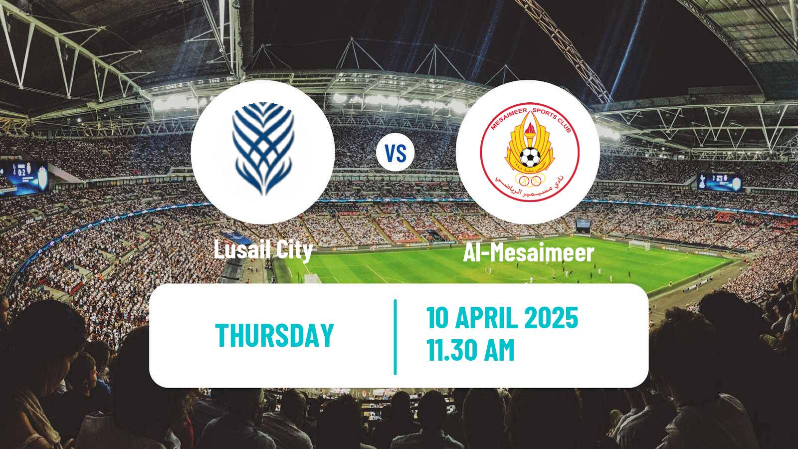 Soccer Qatar Division 2 Lusail City - Al-Mesaimeer