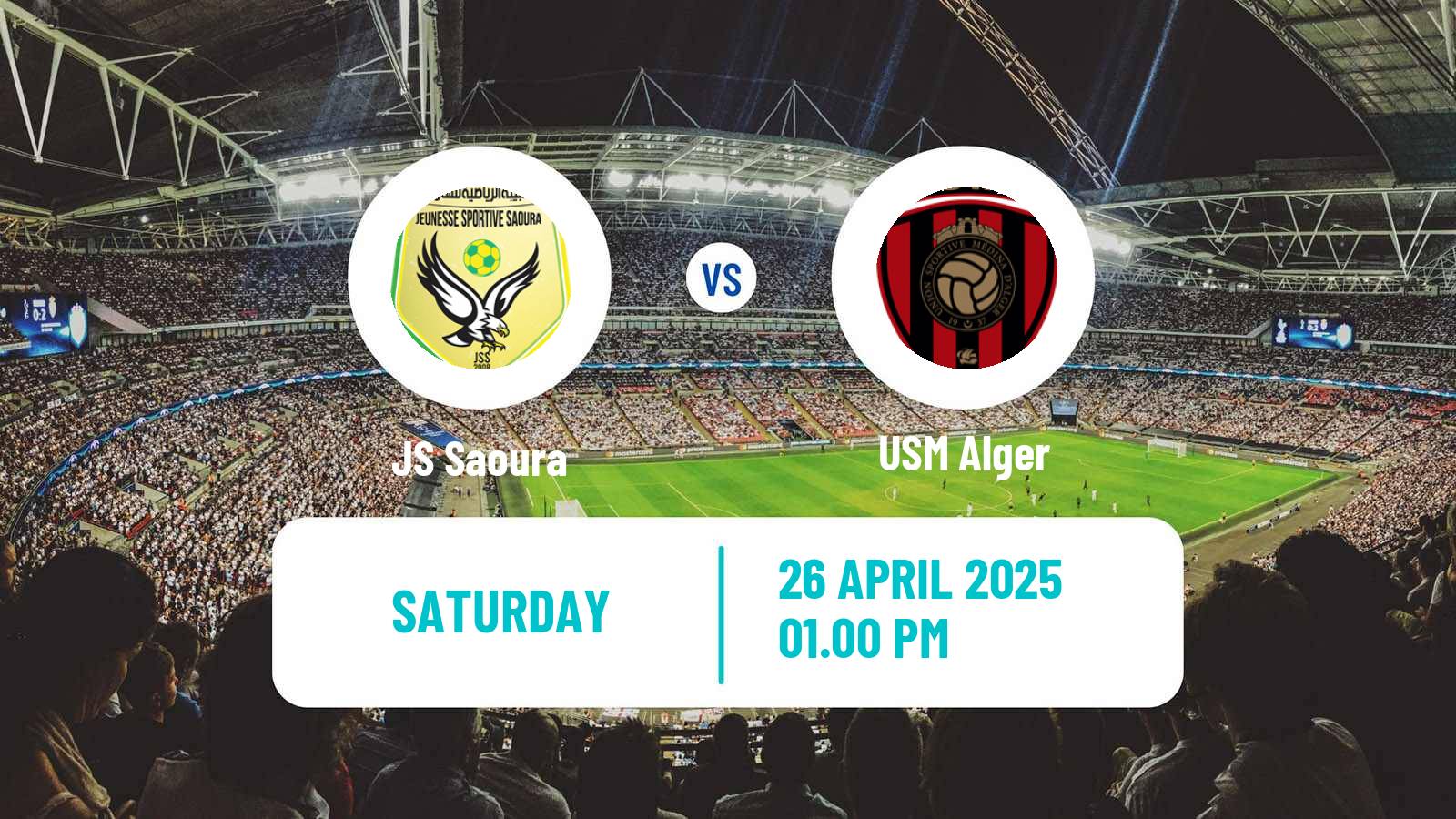 Soccer Algerian Ligue 1 Saoura - USM Alger