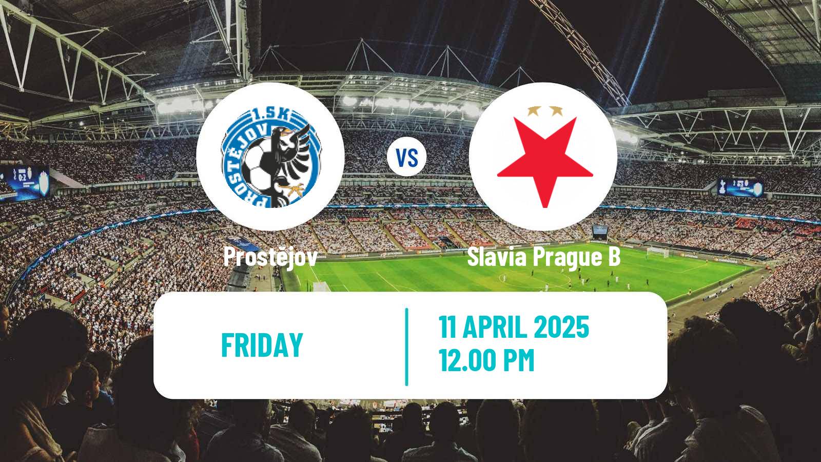 Soccer Czech Division 2 Prostějov - Slavia Prague B