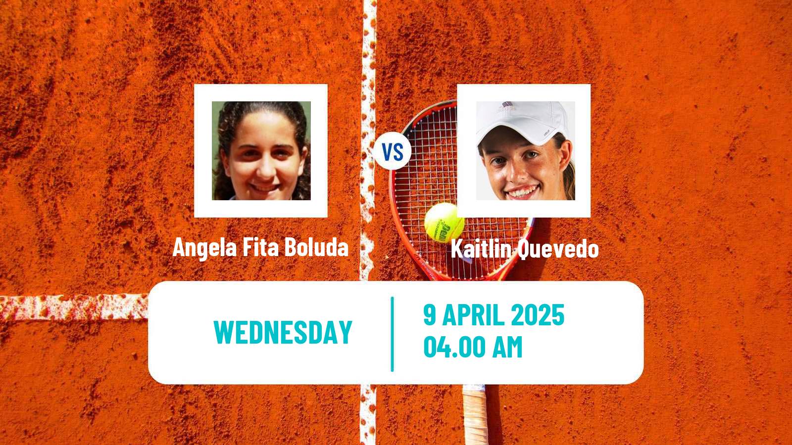 Tennis ITF W100 Zaragoza Women Angela Fita Boluda - Kaitlin Quevedo