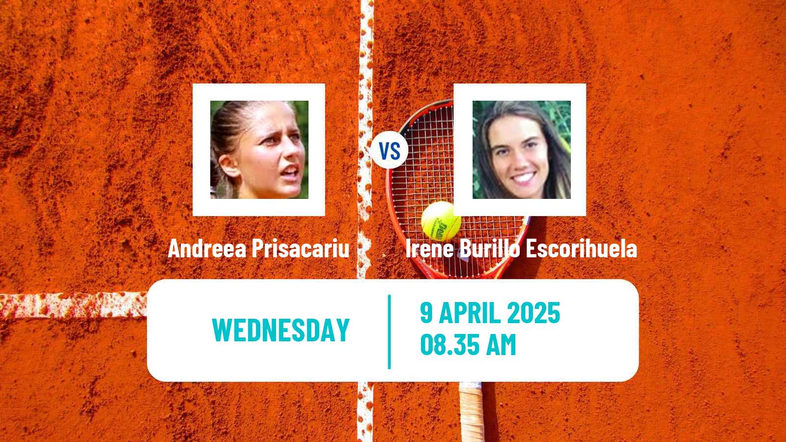 Tennis ITF W100 Zaragoza Women Andreea Prisacariu - Irene Burillo Escorihuela