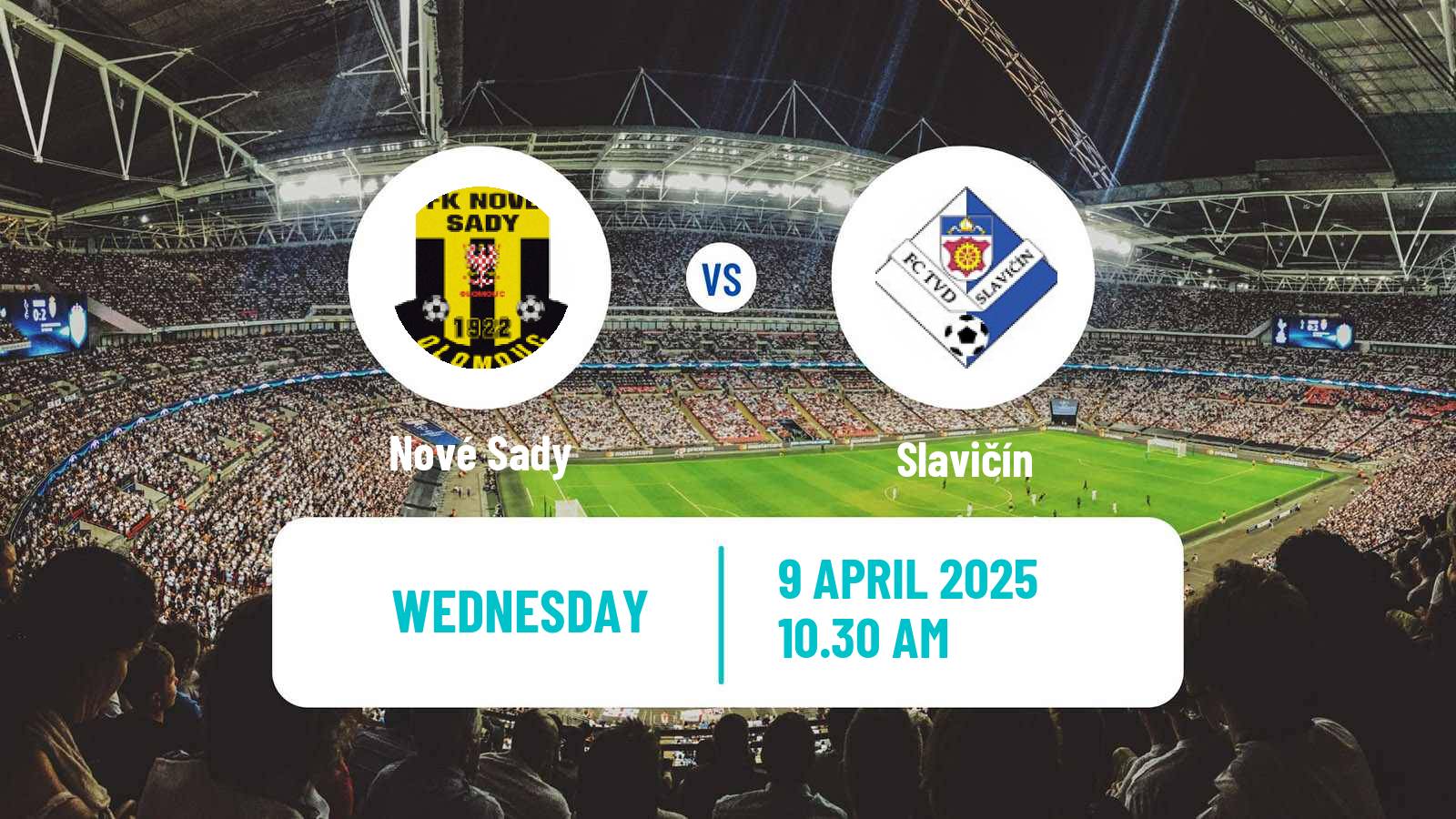 Soccer Czech Division E Nové Sady - Slavičín
