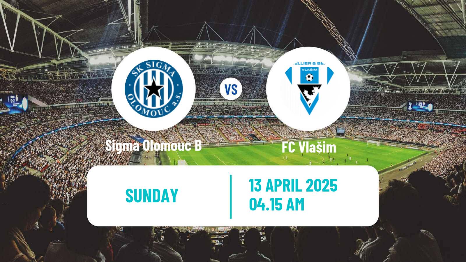 Soccer Czech Division 2 Sigma Olomouc B - Vlašim