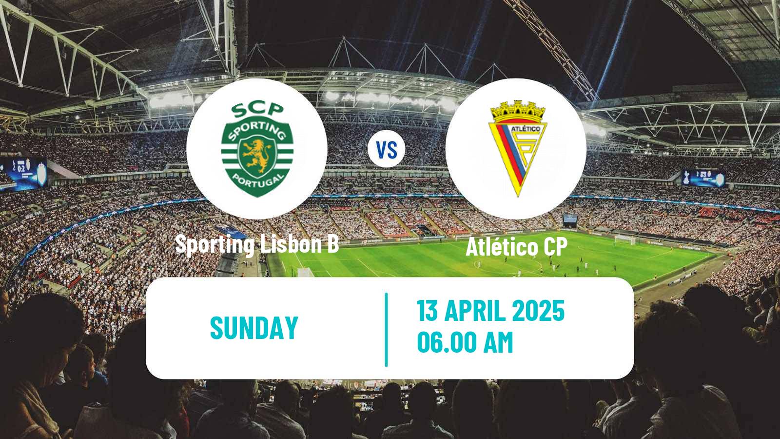 Soccer Portuguese Liga 3 Sporting Lisbon B - Atlético CP