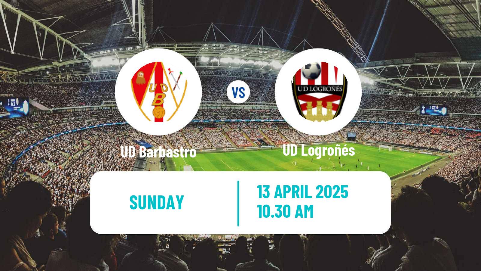 Soccer Spanish Segunda RFEF - Group 2 Barbastro - UD Logroñés