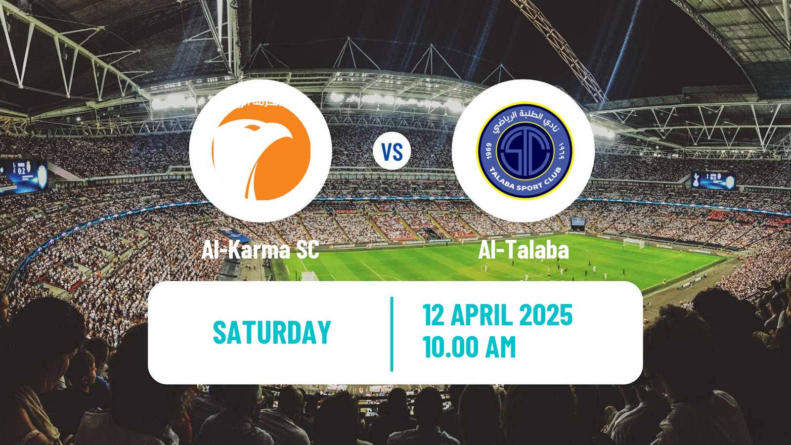 Soccer Iraqi Premier League Al-Karma - Al-Talaba