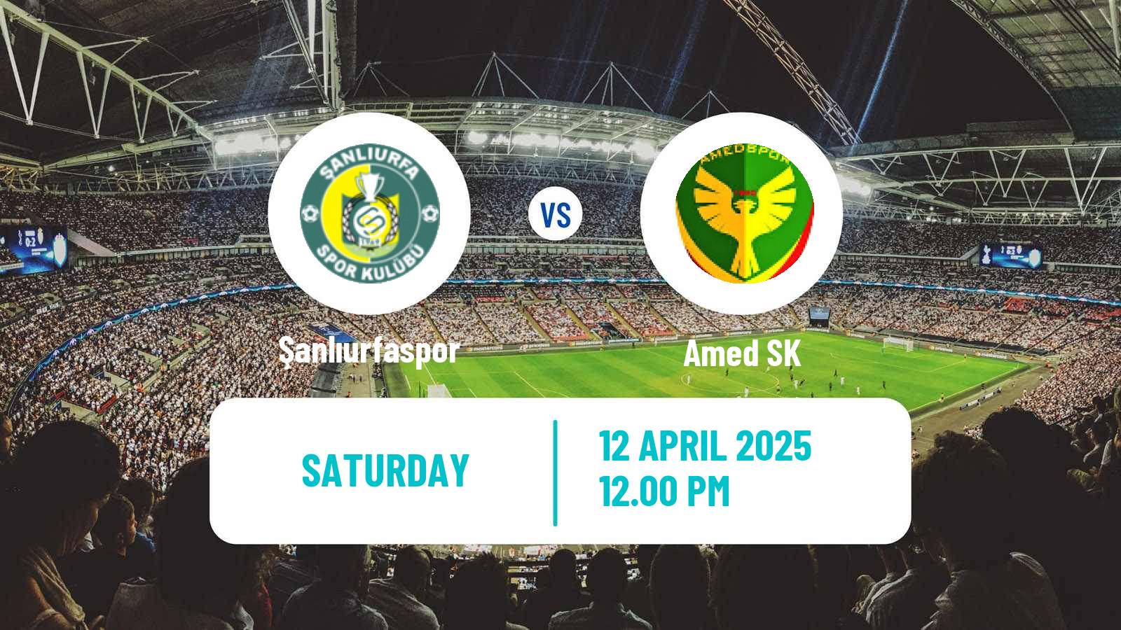 Soccer Turkish First League Şanlıurfaspor - Amed SK
