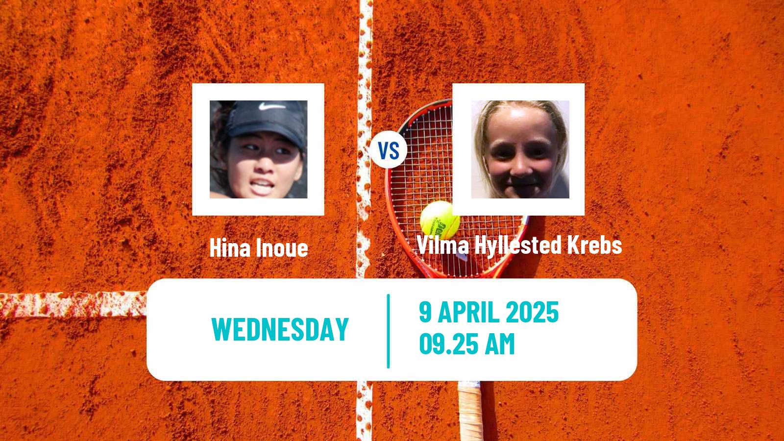 Tennis ITF W15 Monastir 14 Women Hina Inoue - Vilma Hyllested Krebs