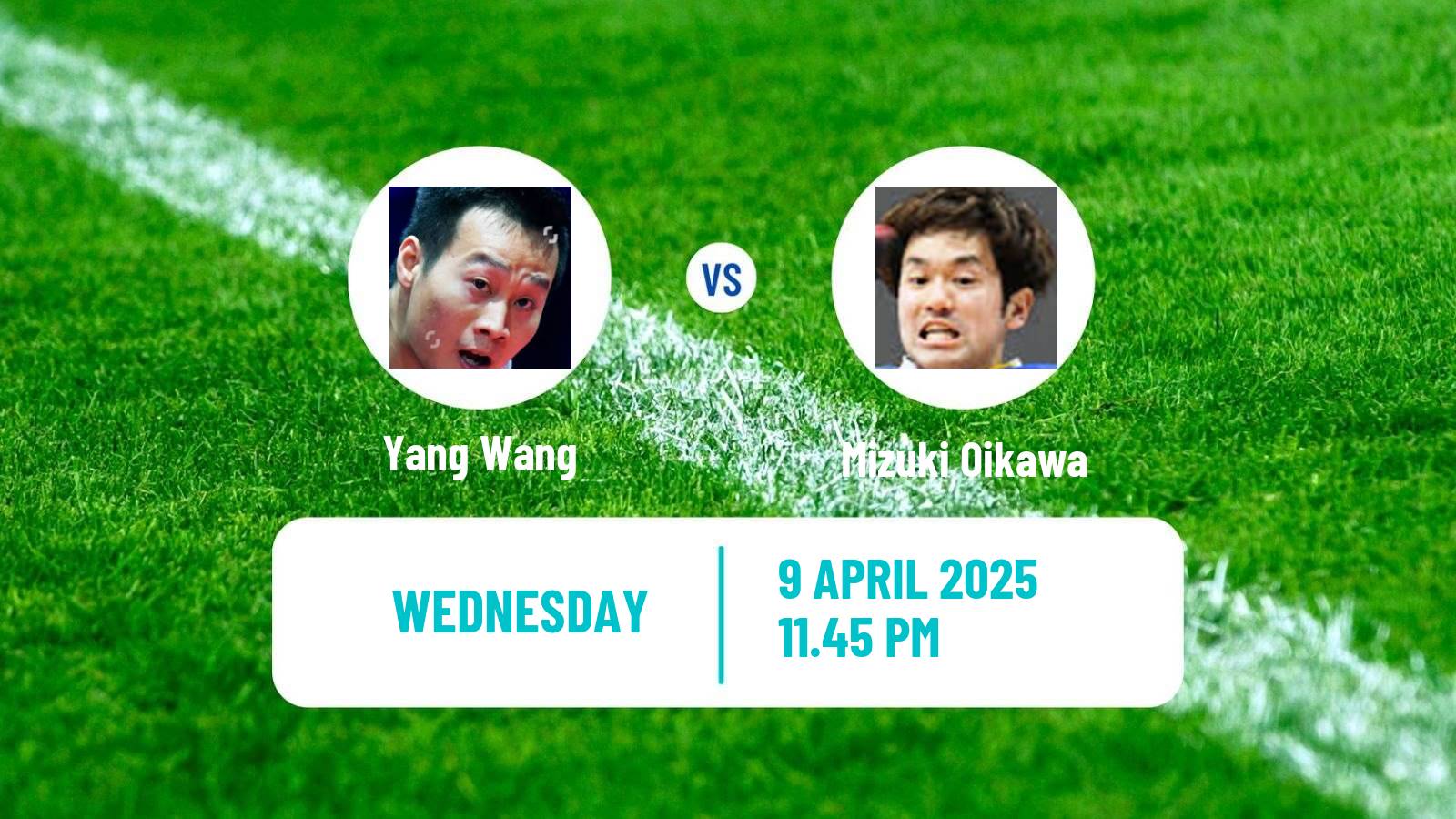 Table tennis Wtt Contender Taiyuan Men Yang Wang - Mizuki Oikawa
