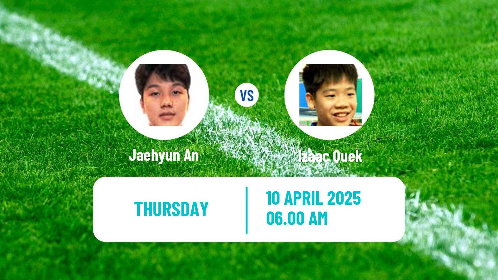 Table tennis Wtt Contender Taiyuan Men Jaehyun An - Izaac Quek