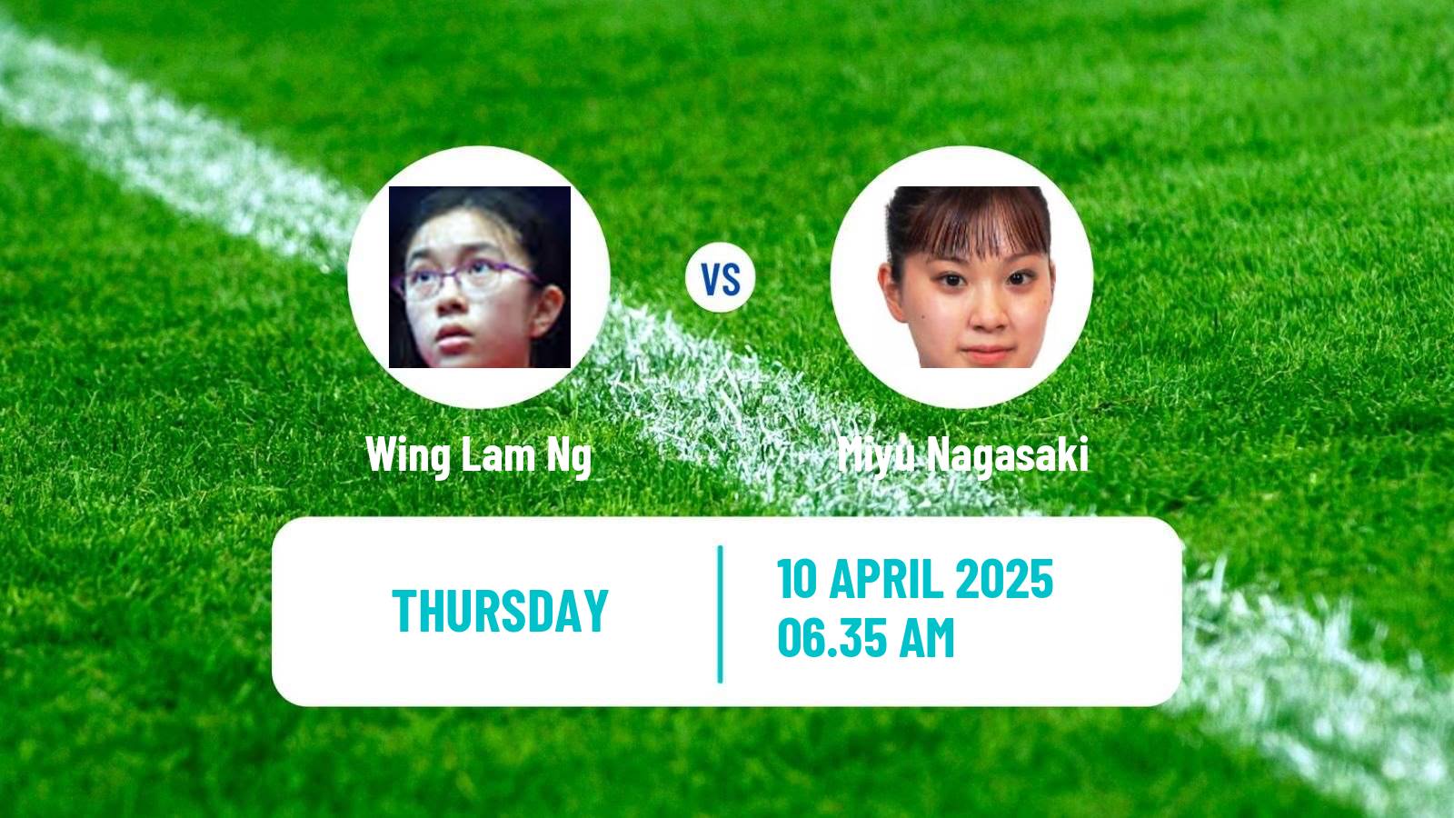 Table tennis Wtt Contender Taiyuan Women Wing Lam Ng - Miyu Nagasaki