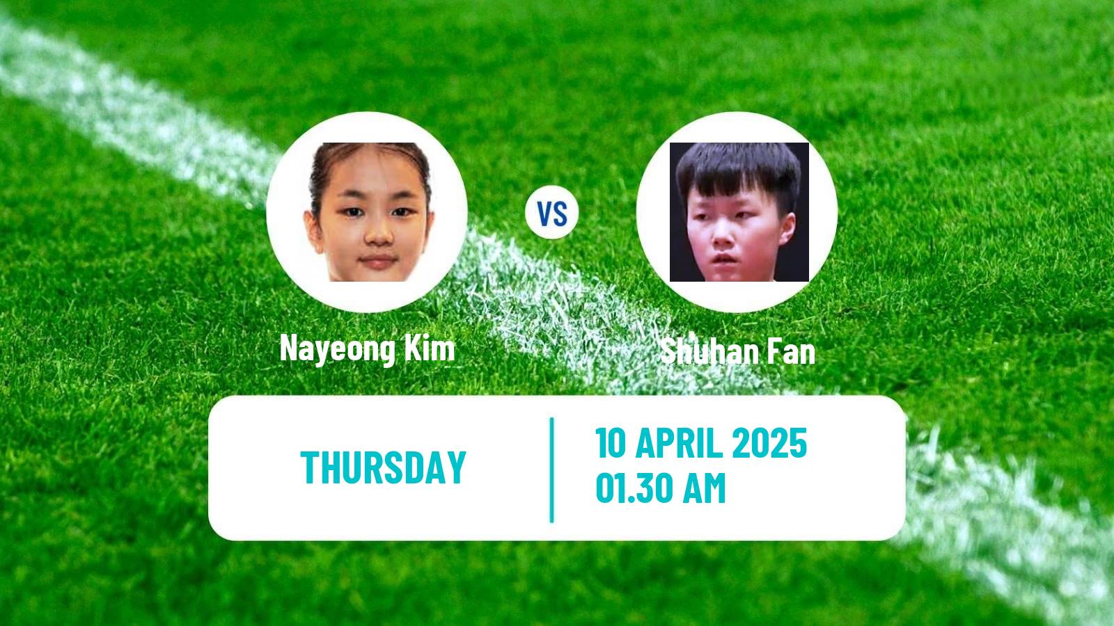 Table tennis Wtt Contender Taiyuan Women Nayeong Kim - Shuhan Fan