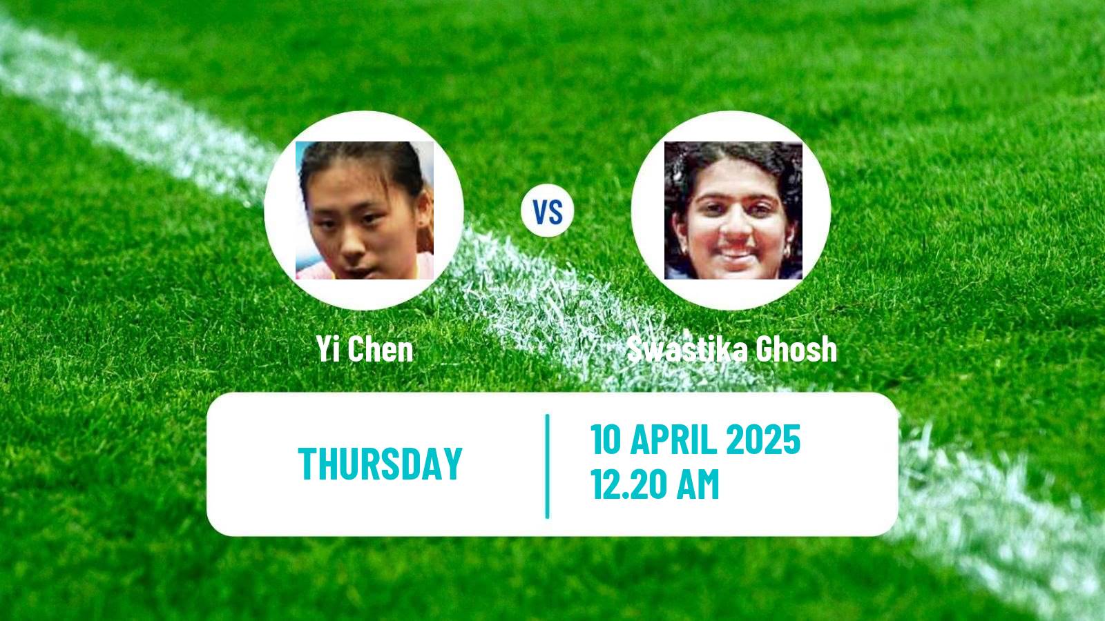Table tennis Wtt Contender Taiyuan Women Yi Chen - Swastika Ghosh