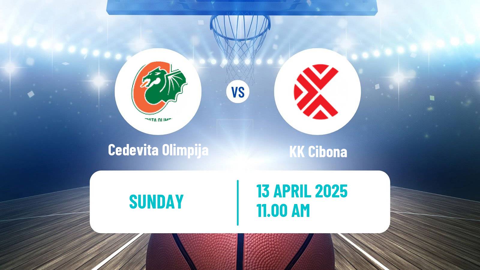 Basketball Adriatic League Cedevita Olimpija - Cibona