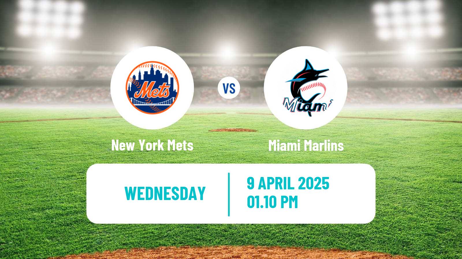 Baseball MLB New York Mets - Miami Marlins