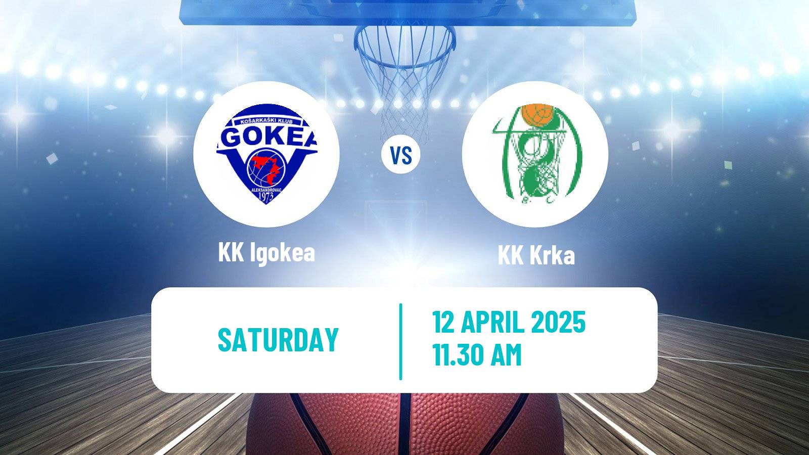 Basketball Adriatic League Igokea - Krka