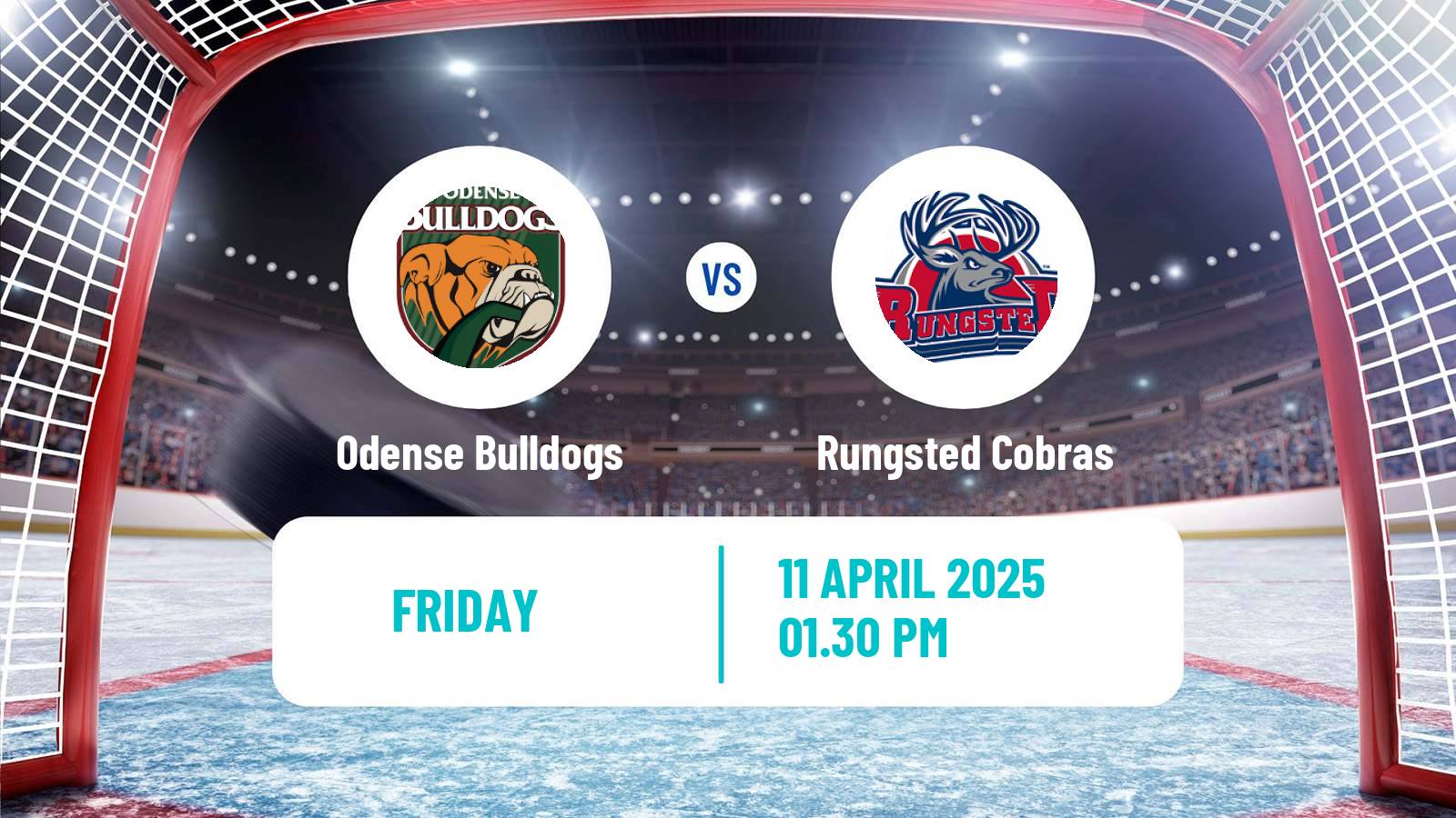 Hockey Danish Ishockey Ligaen Odense Bulldogs - Rungsted Cobras