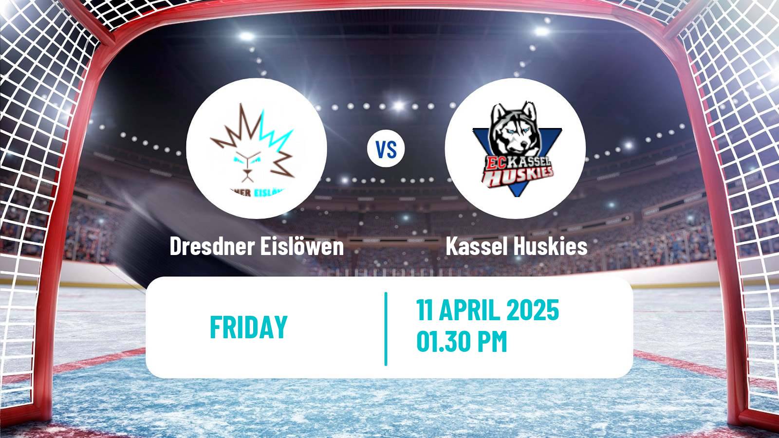 Hockey German DEL2 Dresdner Eislöwen - Kassel Huskies