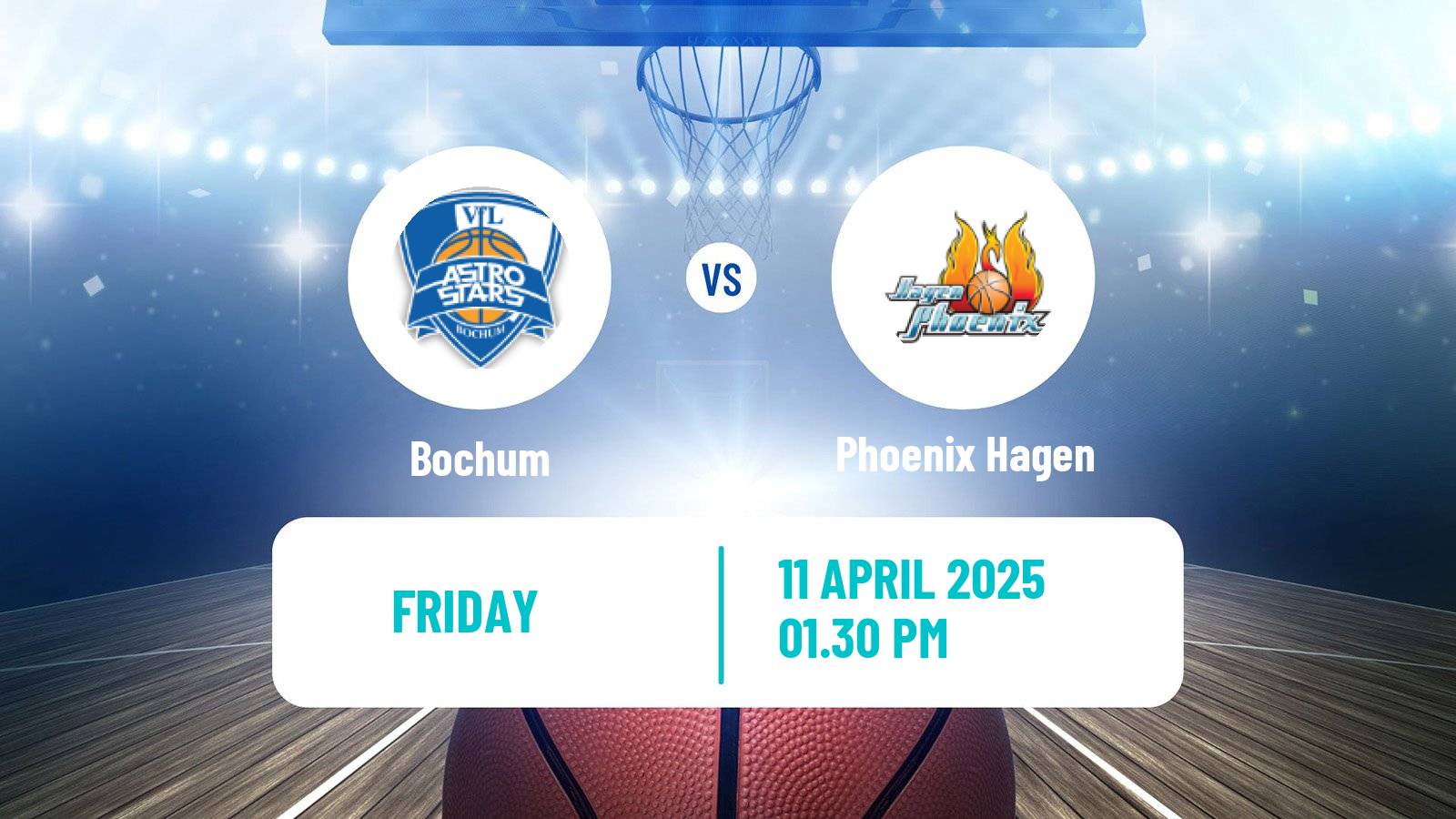 Basketball German Pro A Basketball Bochum - Phoenix Hagen